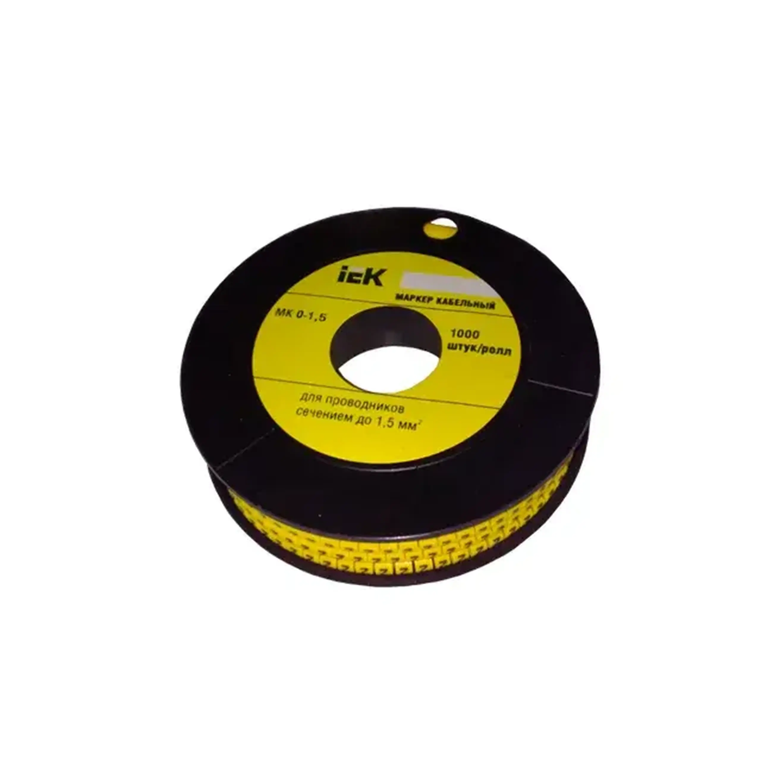 Marcaj pentru cablu MKO 1.5 mm Galben IEK