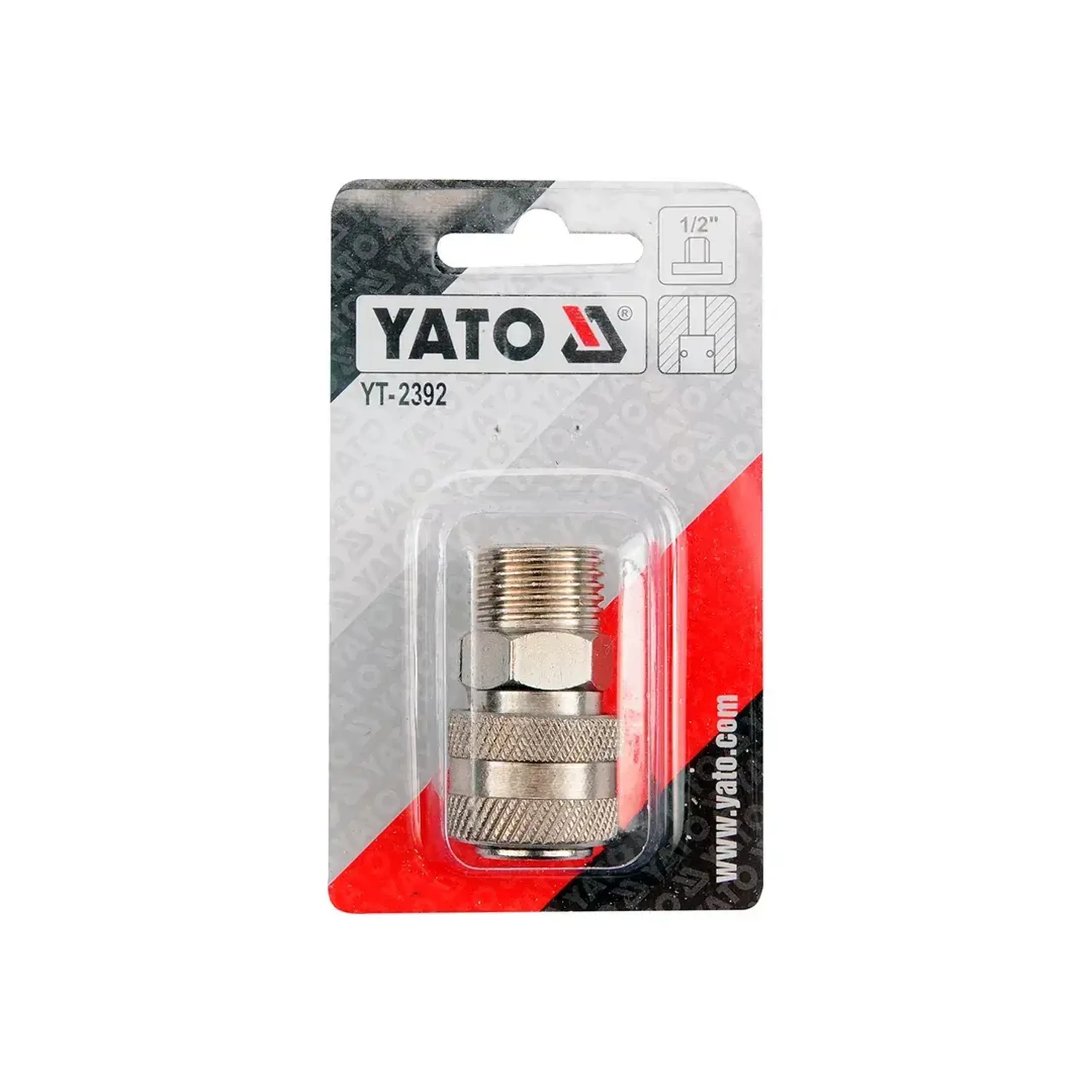 Mufă rapidă YT-2392 1/2'' cu filet exterior Yato