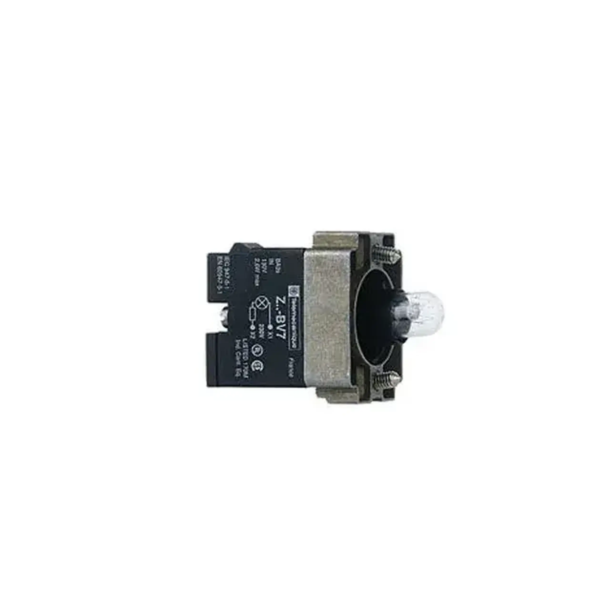 Bază pentru buton KASAN ZB2BV7 1P 220 V 10 A IP20 negru