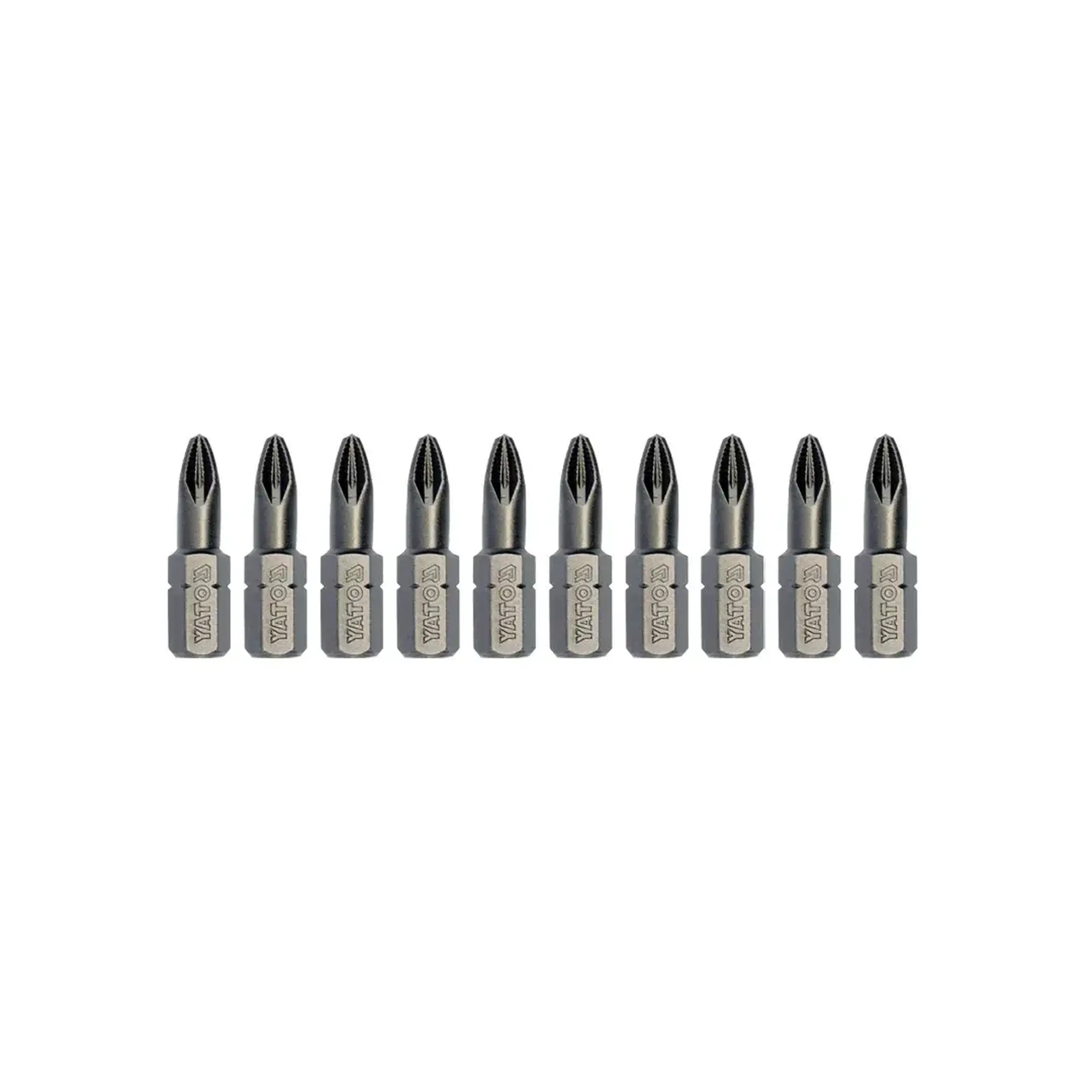 Set biți 10 buc. PZ2 1/4" 25 mm Yato