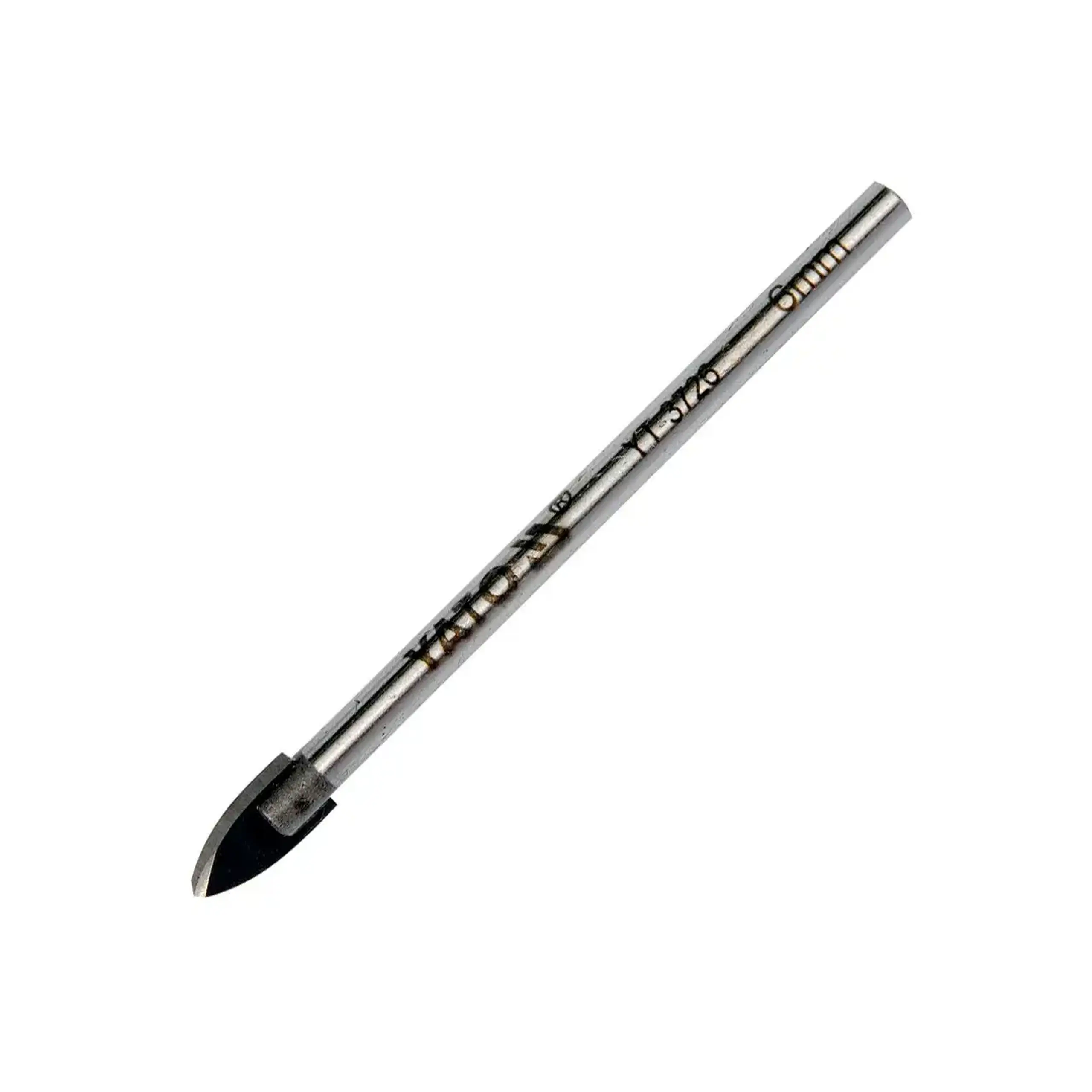 Burghiu pentru sticlă/ceramică 4 mm Oțel Cilindric Yato - Diametru 6 mm