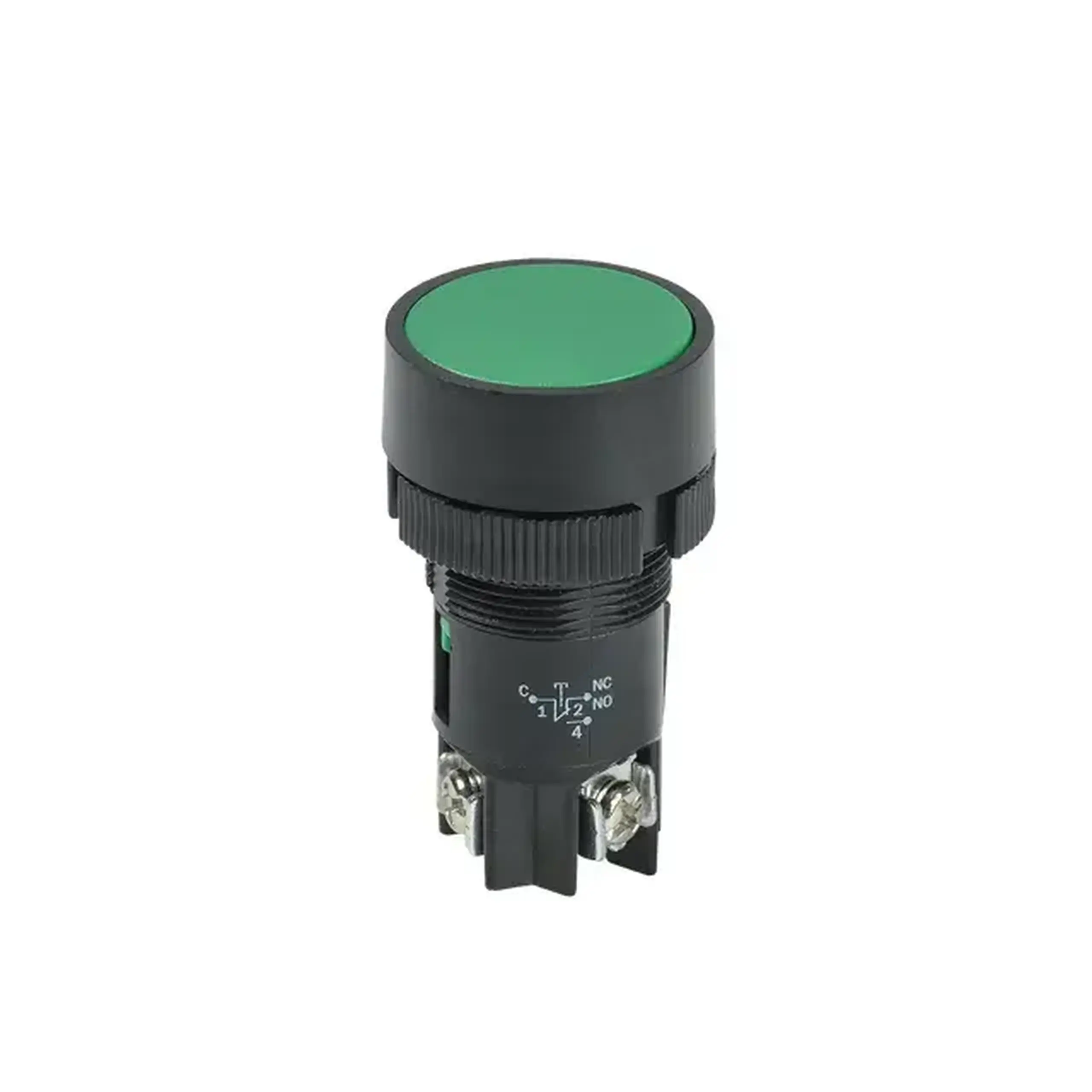 Buton KASAN XB2-EA135 1P 220 V 15 A IP40 verde