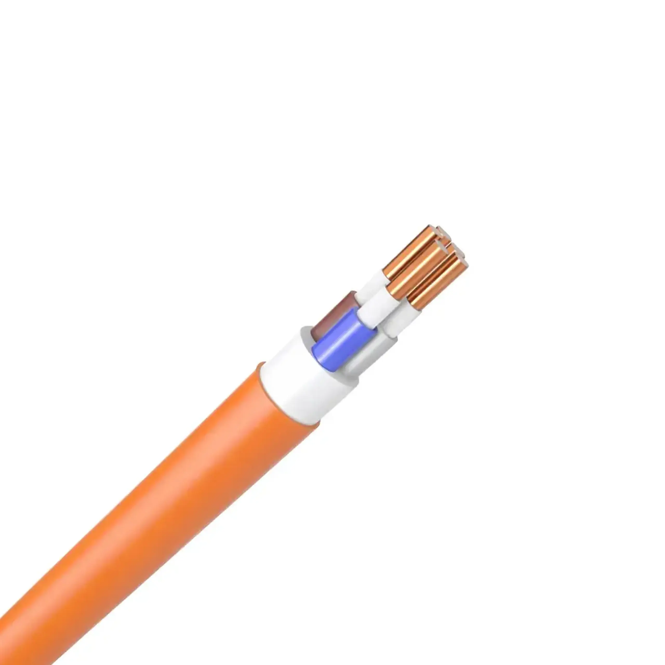 Cablu rezistent la foc (N)HXH-O 2 * 1.5 mm² Portocaliu Cupru ITK - Numărul de fire 5 *