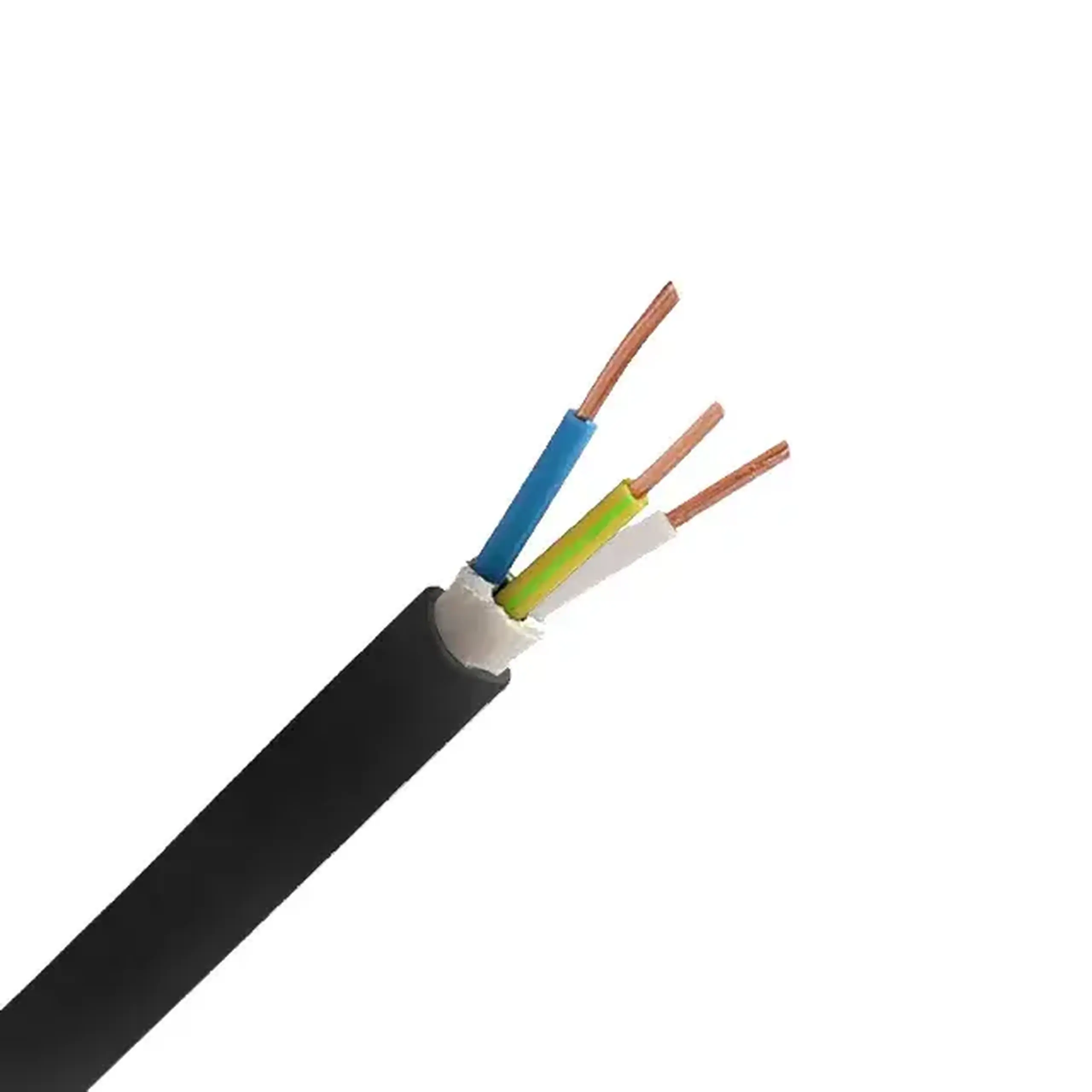 Cablu NYY-J 3 * 1.5 mm² Negru Cupru VLG RO