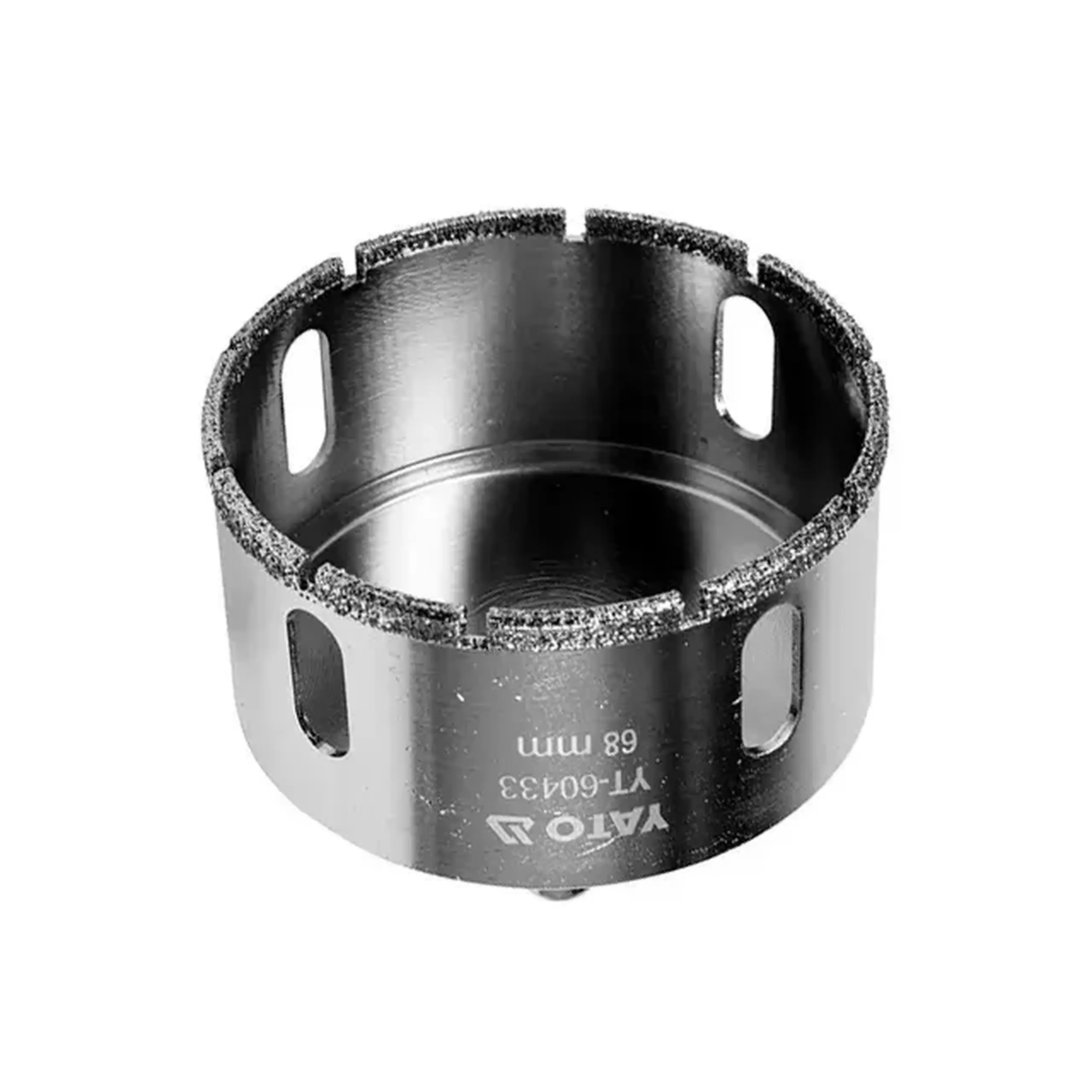 Carotă diamantată pentru ceramică 10 mm cilindric Yato - Diametru 68 mm