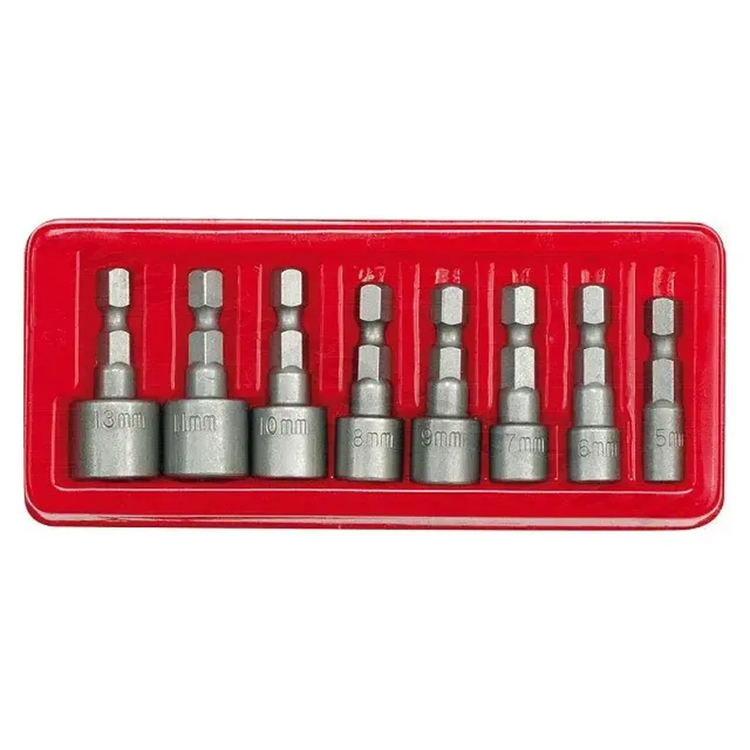 Set biți tubulari hexagonal 8 buc. 5 - 13 mm 1/4" 60 mm Vorel