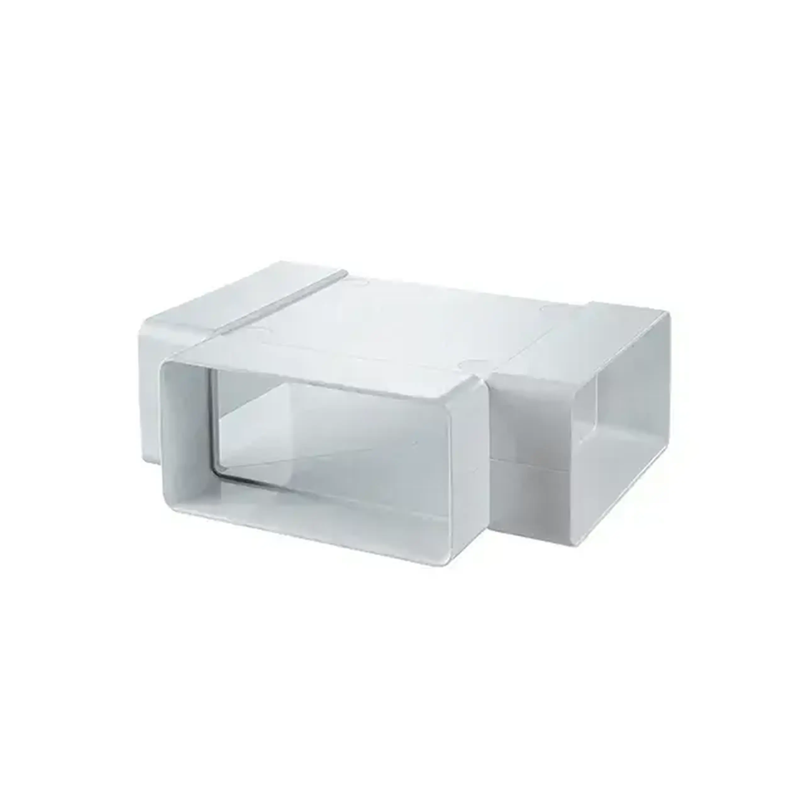Conector de aeroduct Ventika KP55-2 55 x 110 x 66 mm plastic alb - Model KP55-6