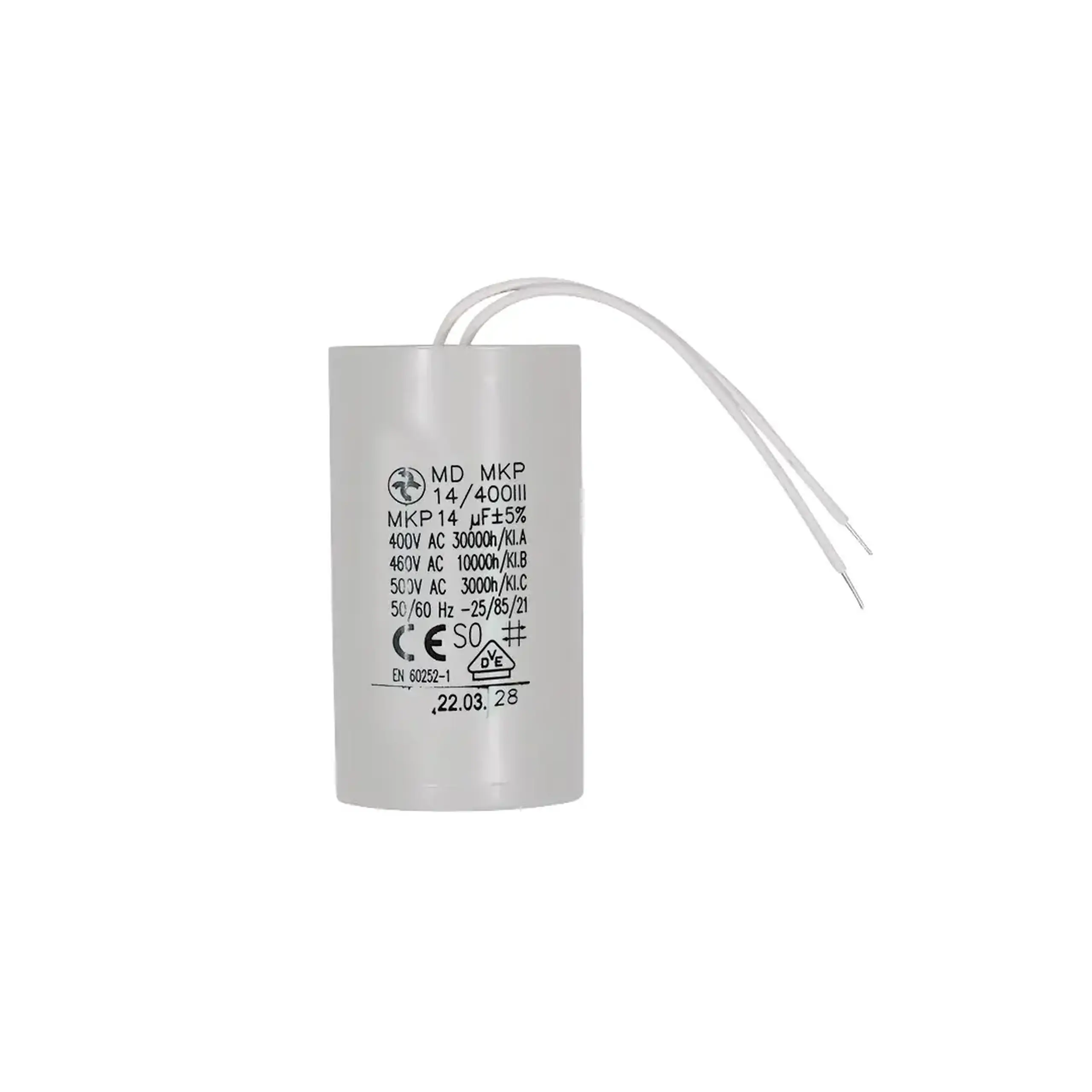 Condensator MD MKP 2 μF 400 V Hydra - Capacitate 14 μF