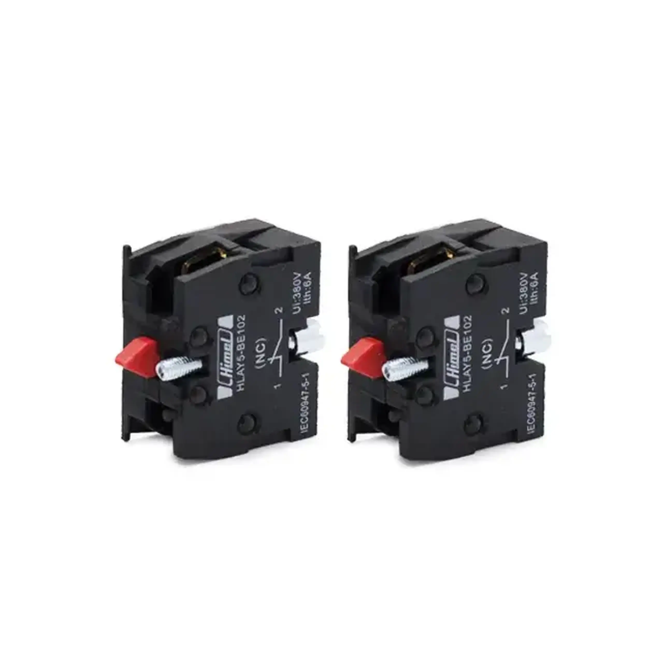 Contact auxiliar Himel HLAY5BE104 380 V 6 A IP20 negru