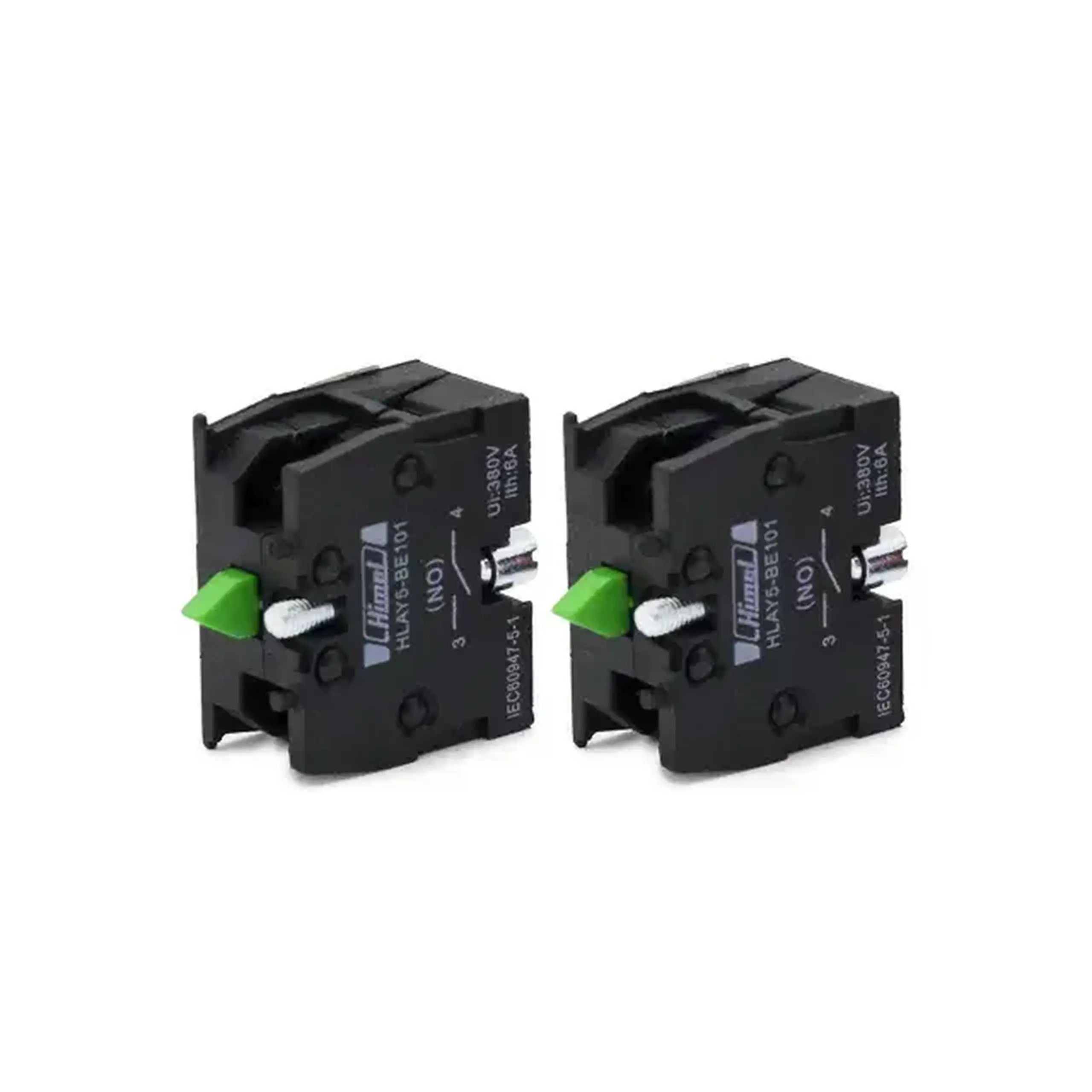 Contact auxiliar Himel HLAY5BE103 380 V 6 A IP20 negru