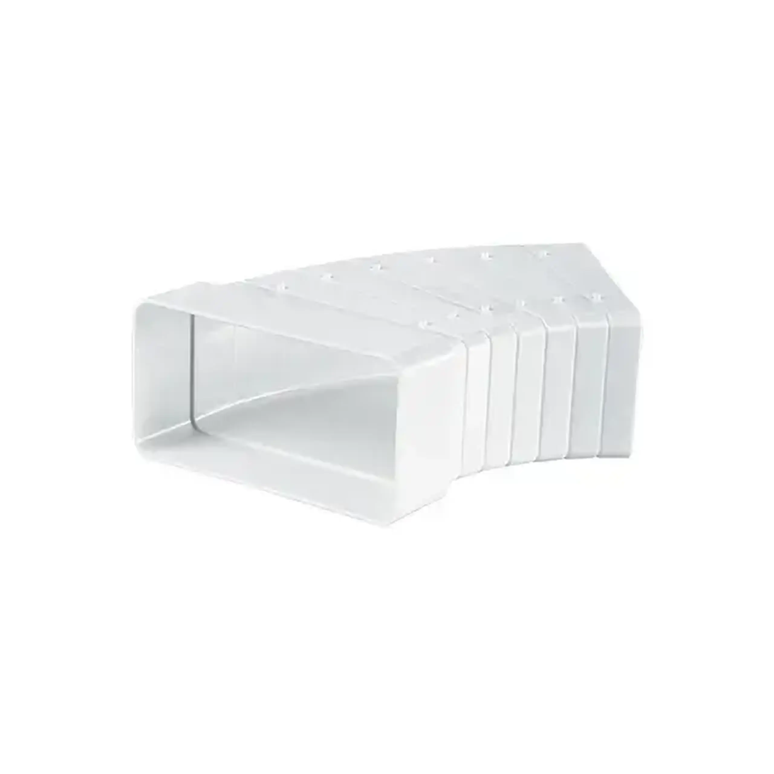 Conector de aeroduct Ventika KP55-UNI 190 x 55 x 110 mm plastic alb