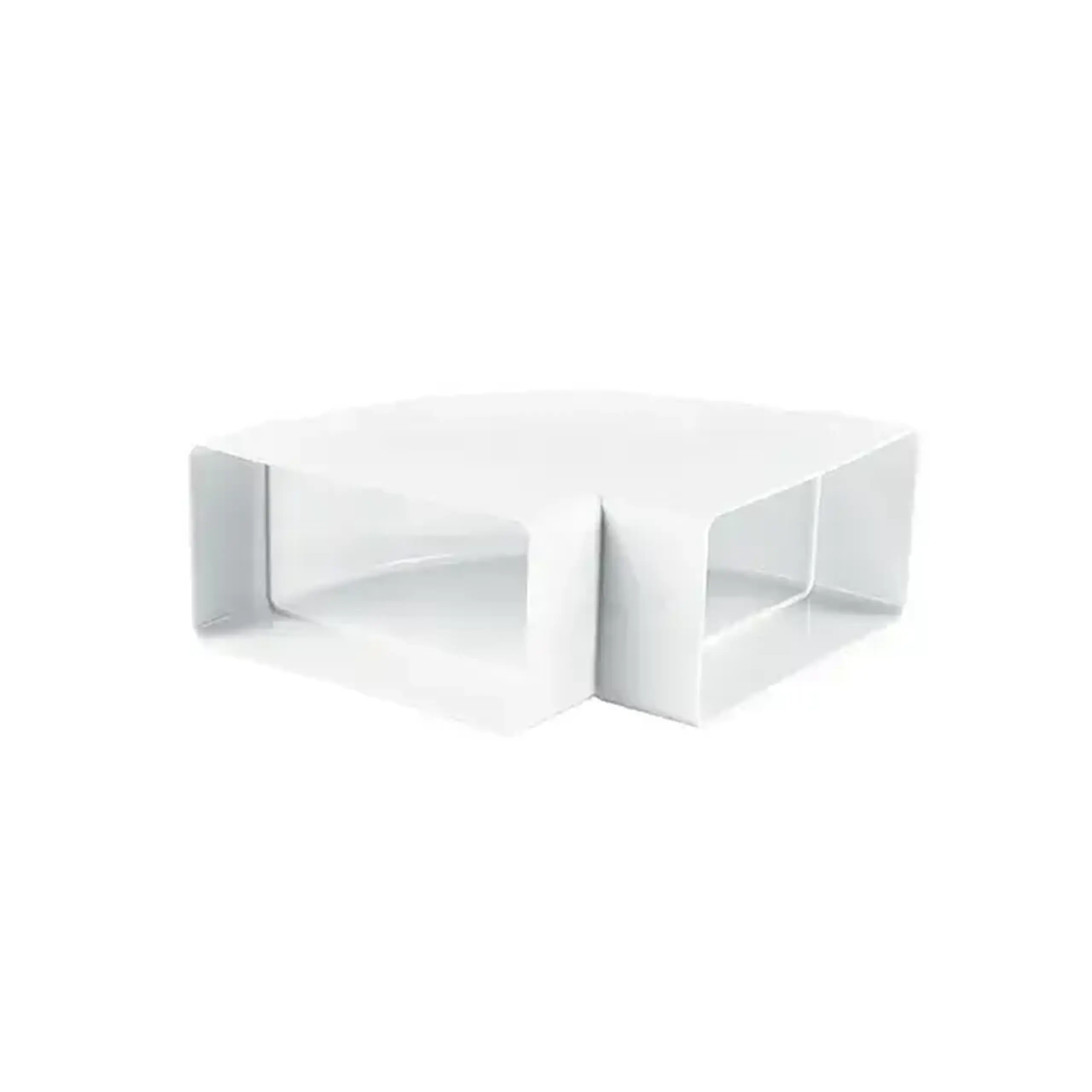Conector de aeroduct KP55-4 55 x 110 mm Plastic Alb Ventika