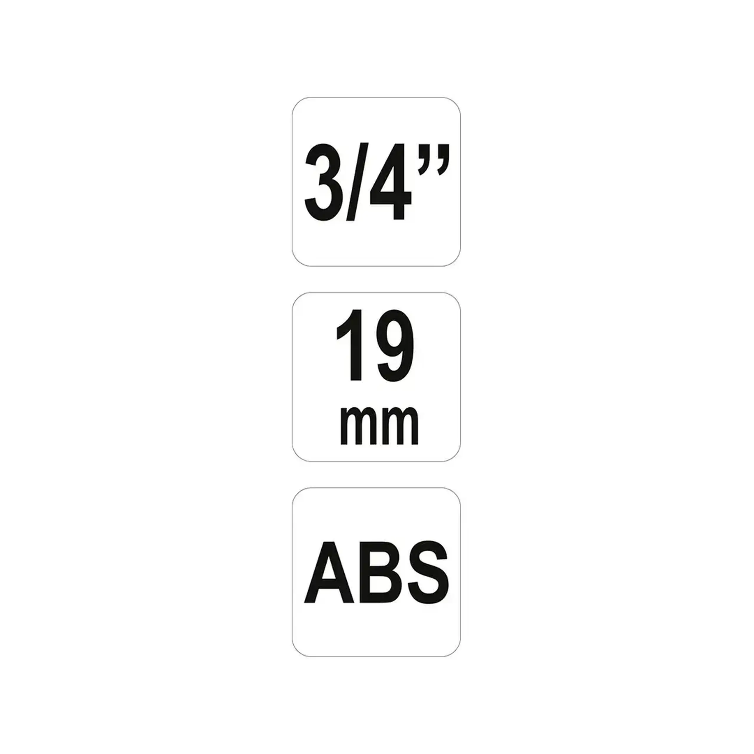Mufă de conectare rapidă Yato 99802 3/4'' ABS