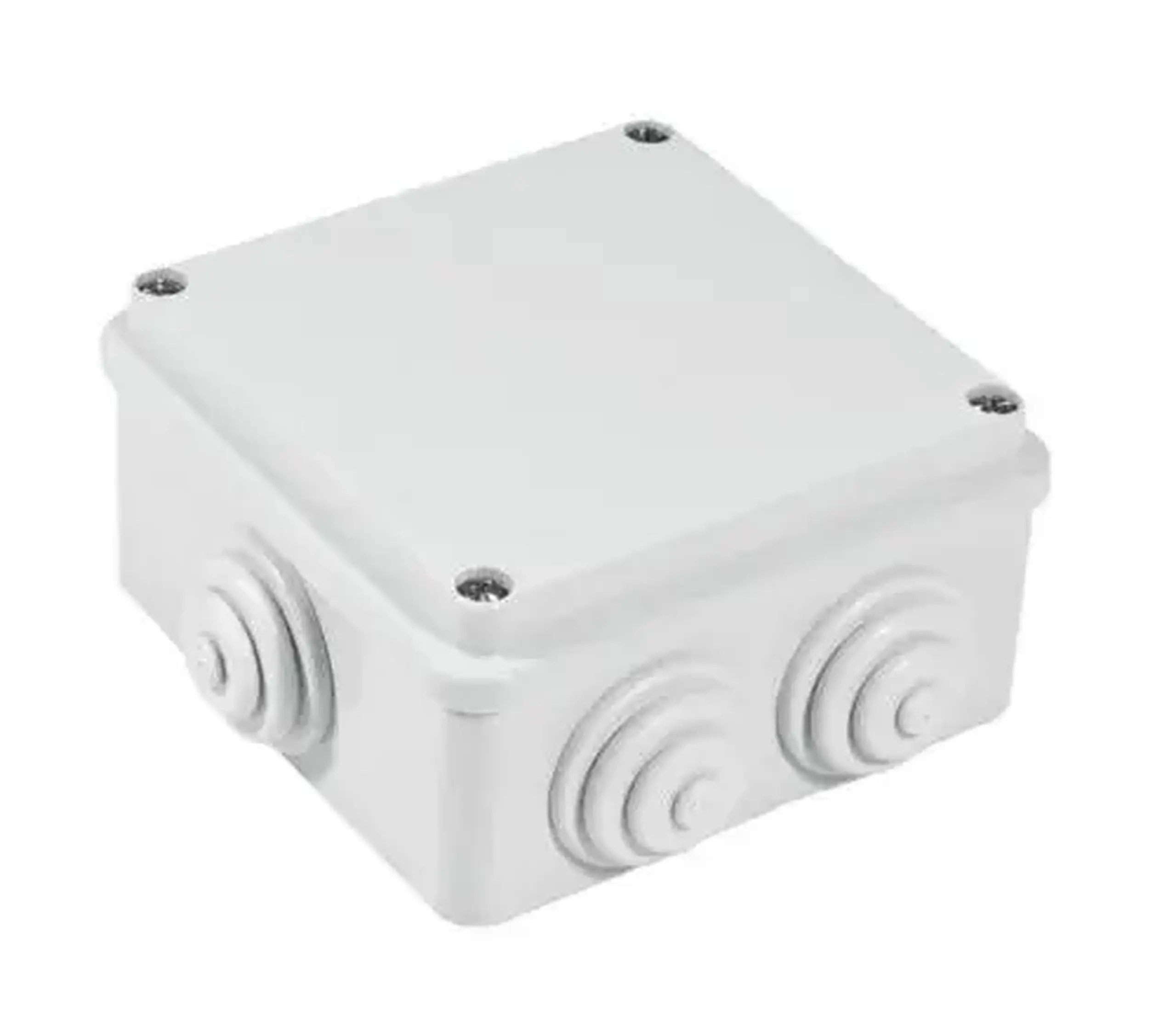Cutie de distribuție 80 x 80 x 40 mm Plastic Courbi - Dimensiuni (L x W x H x Ø) 100 x 100 x 50 mm