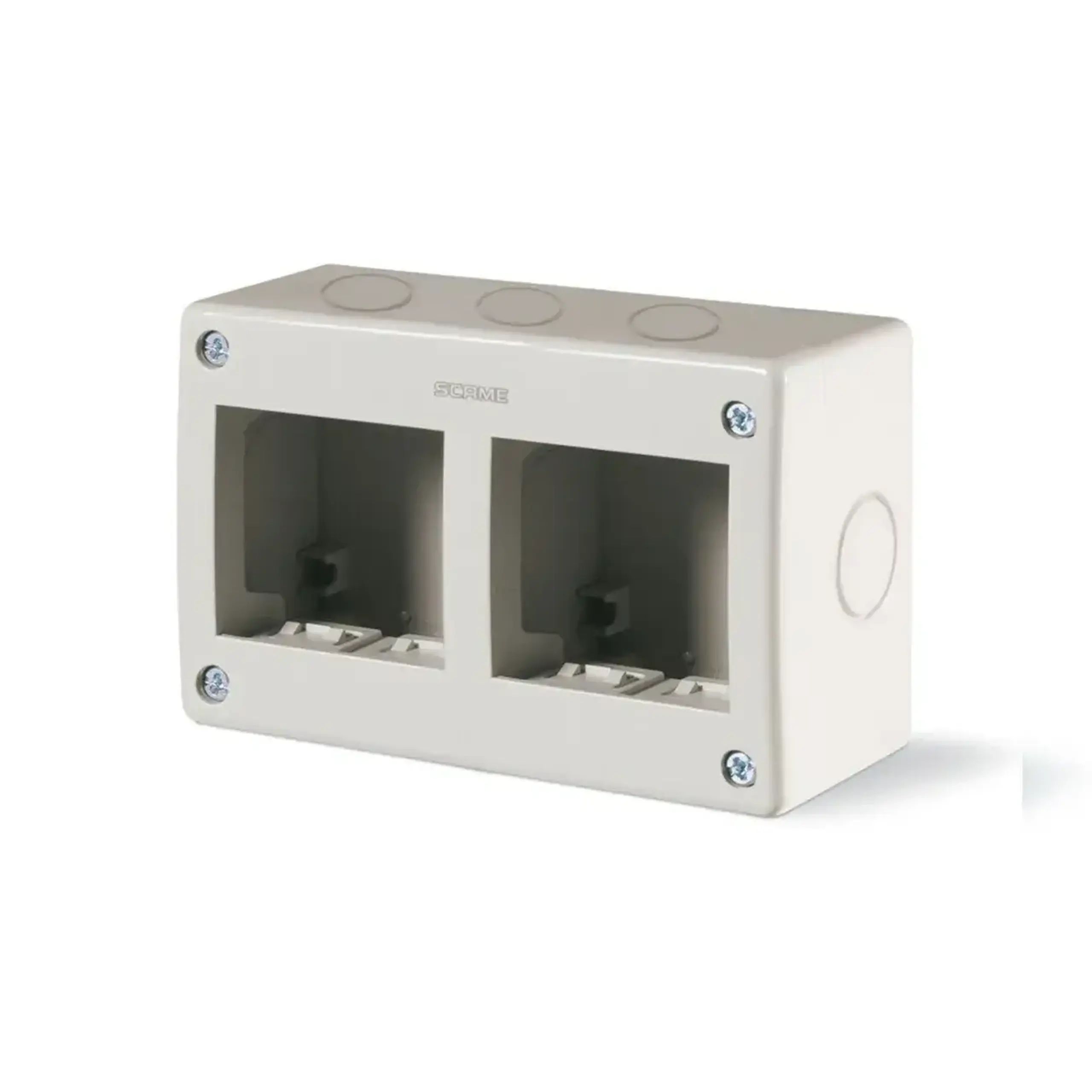 Cutie pentru prize/întrerupătoare 68 x 82 x 52 mm Plastic UNIBOX Scame - 137 x 82 x 66 mm (L x W x H x Ø) IP40 (IP)