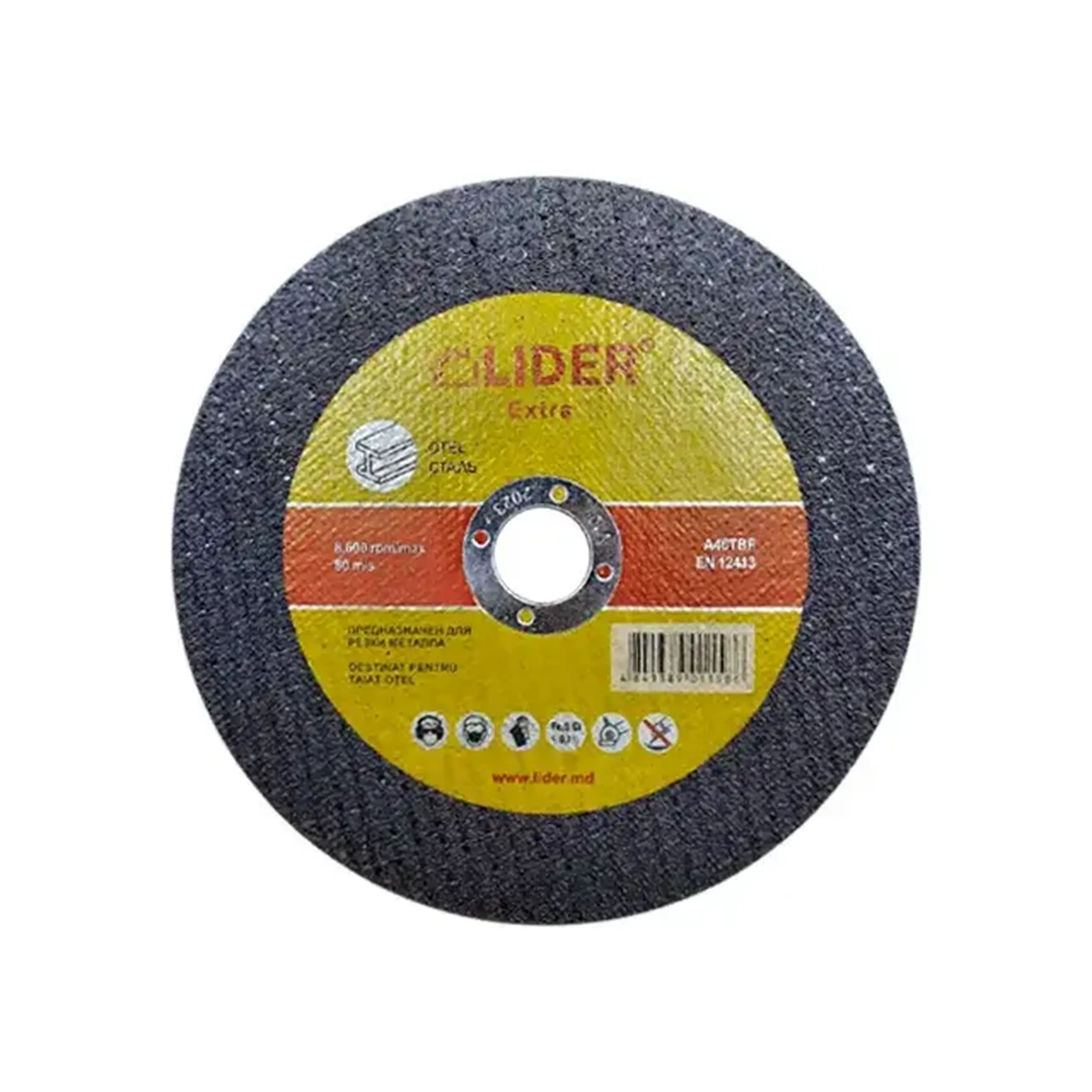 Disc de tăiat pentru oţel EXTRA 180 * 22.2 mm Lider - Diametru 230 *