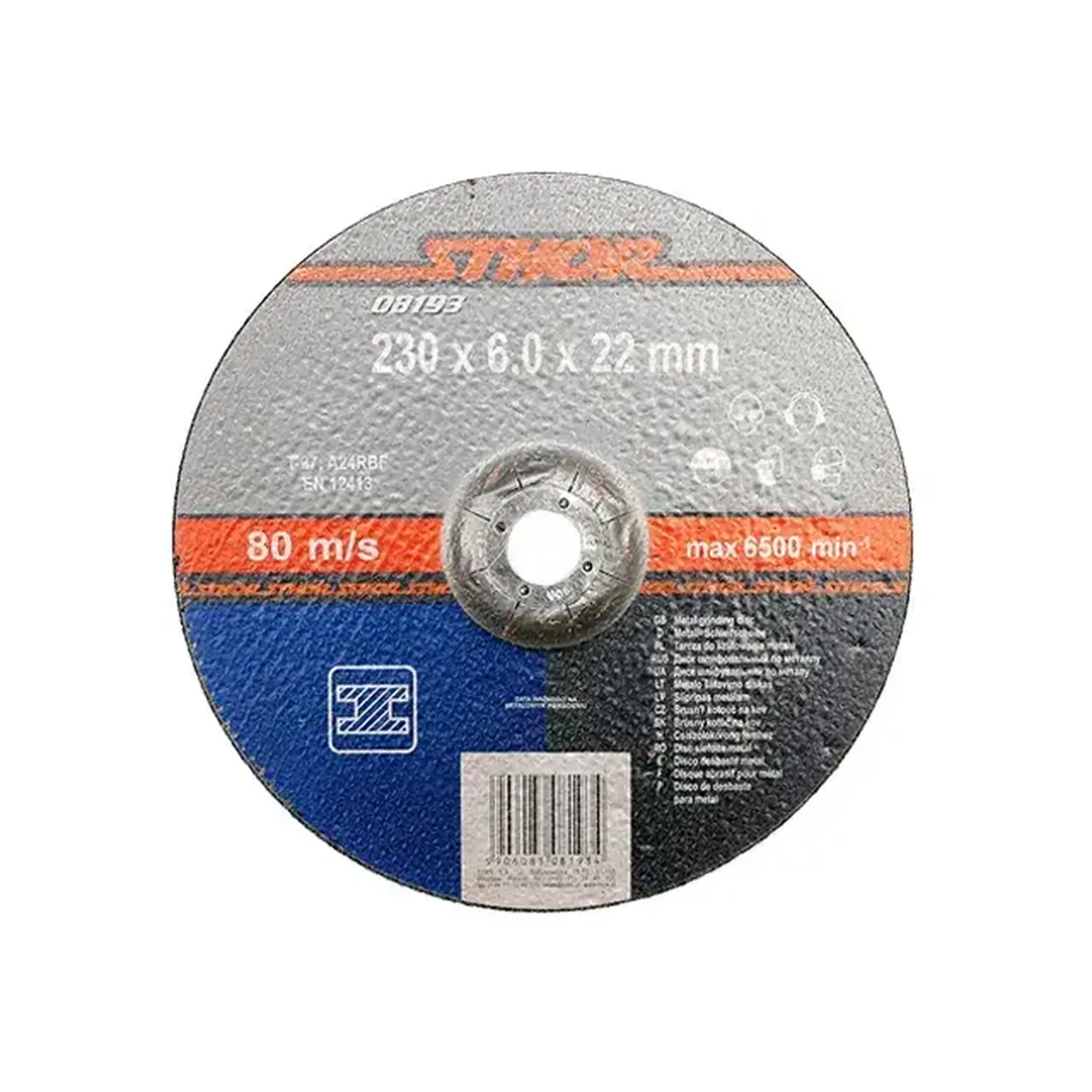 Disc abraziv 125 * 22 mm Sthor - Diametru 230 *
