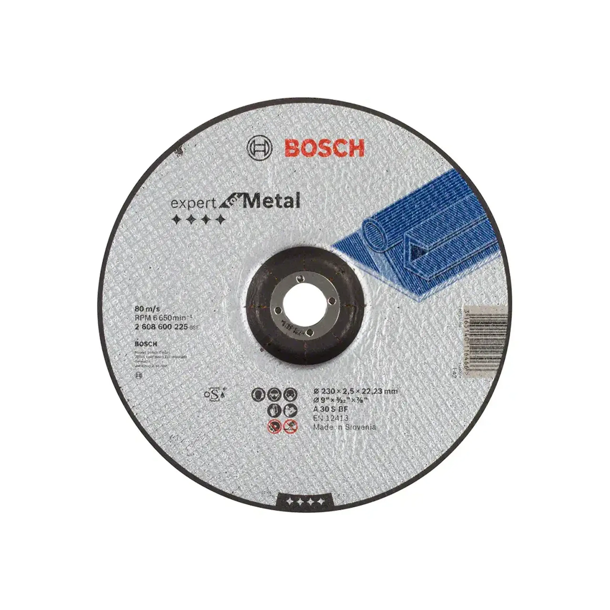 Disc de tăiat pentru metal 230 * 22.23 mm Bosch