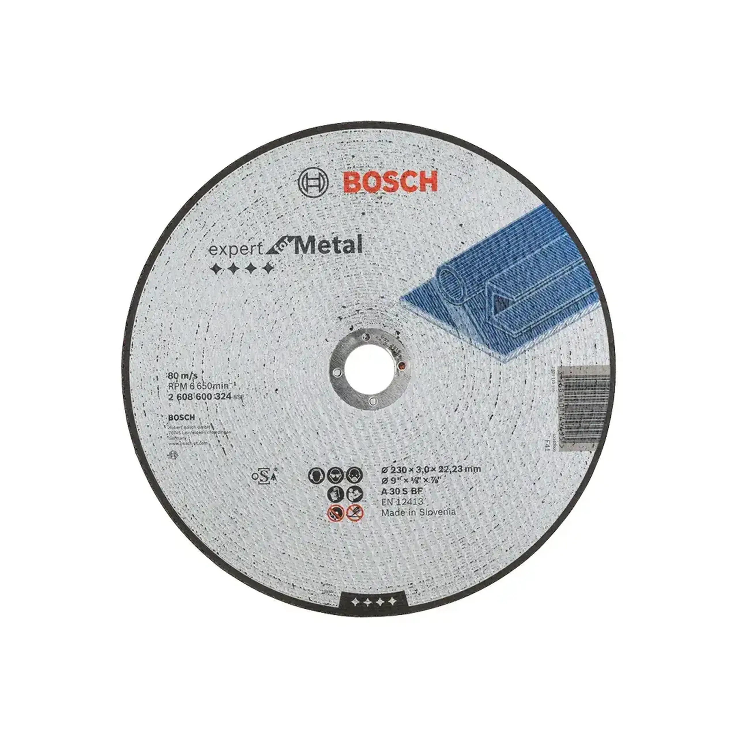 Disc de tăiat pentru metal 230 * 22.23 mm Bosch