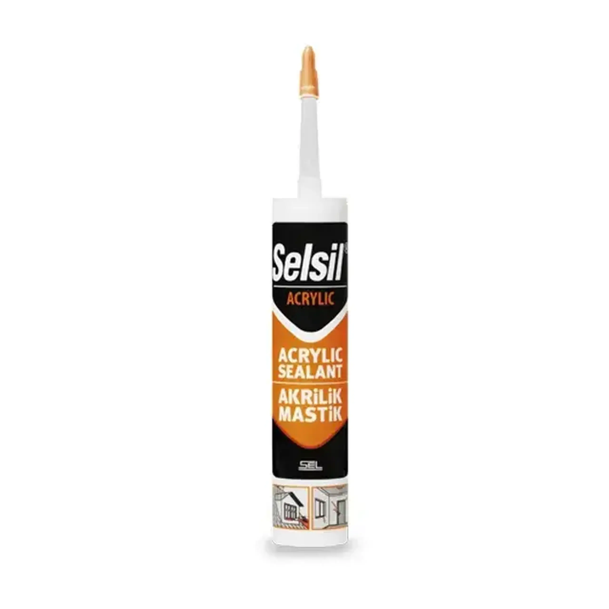 Acril etanșant 25616 310 ml Alb Selsil
