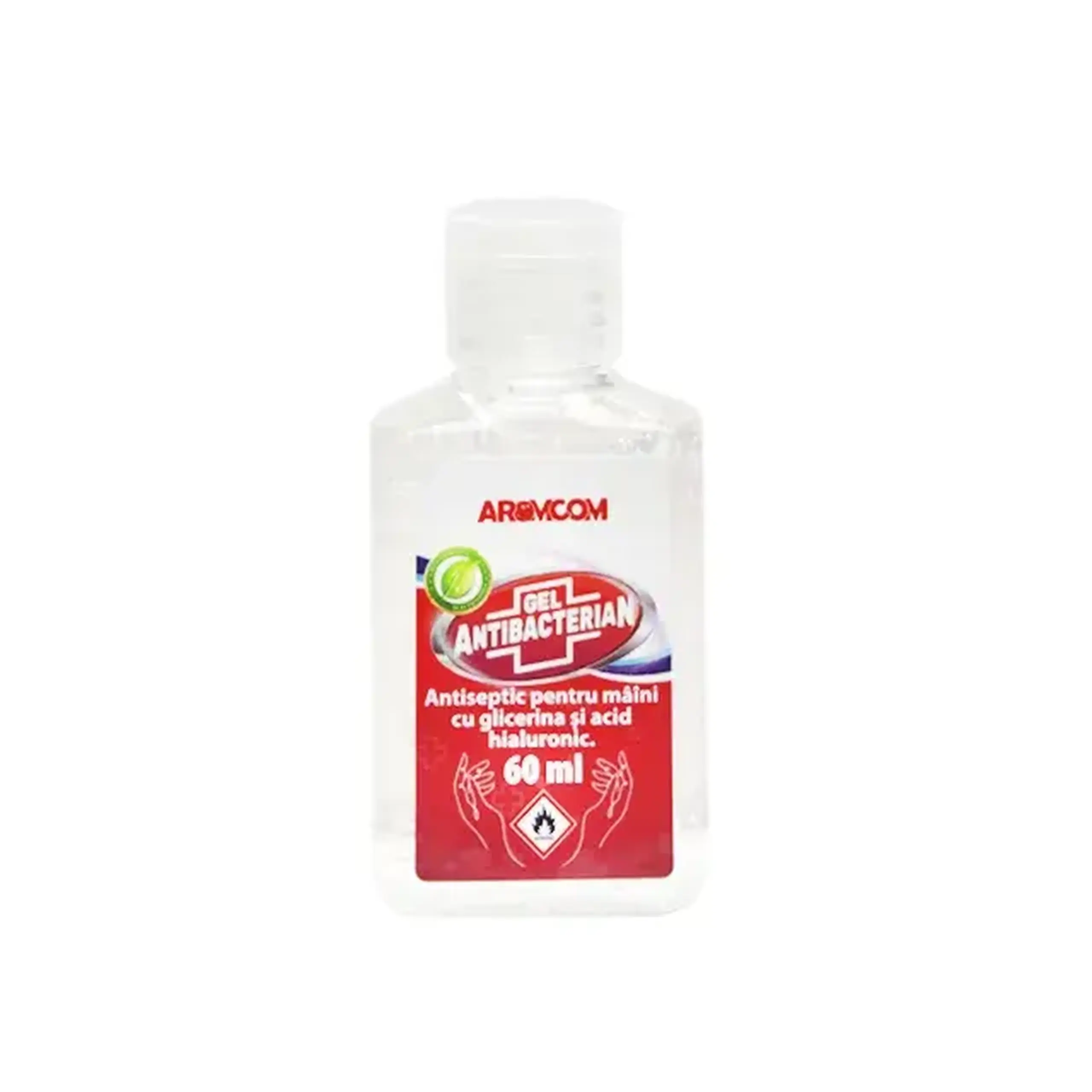 Gel antibacterial pentru spălarea mâinilor MINI 60 ml Aromcom