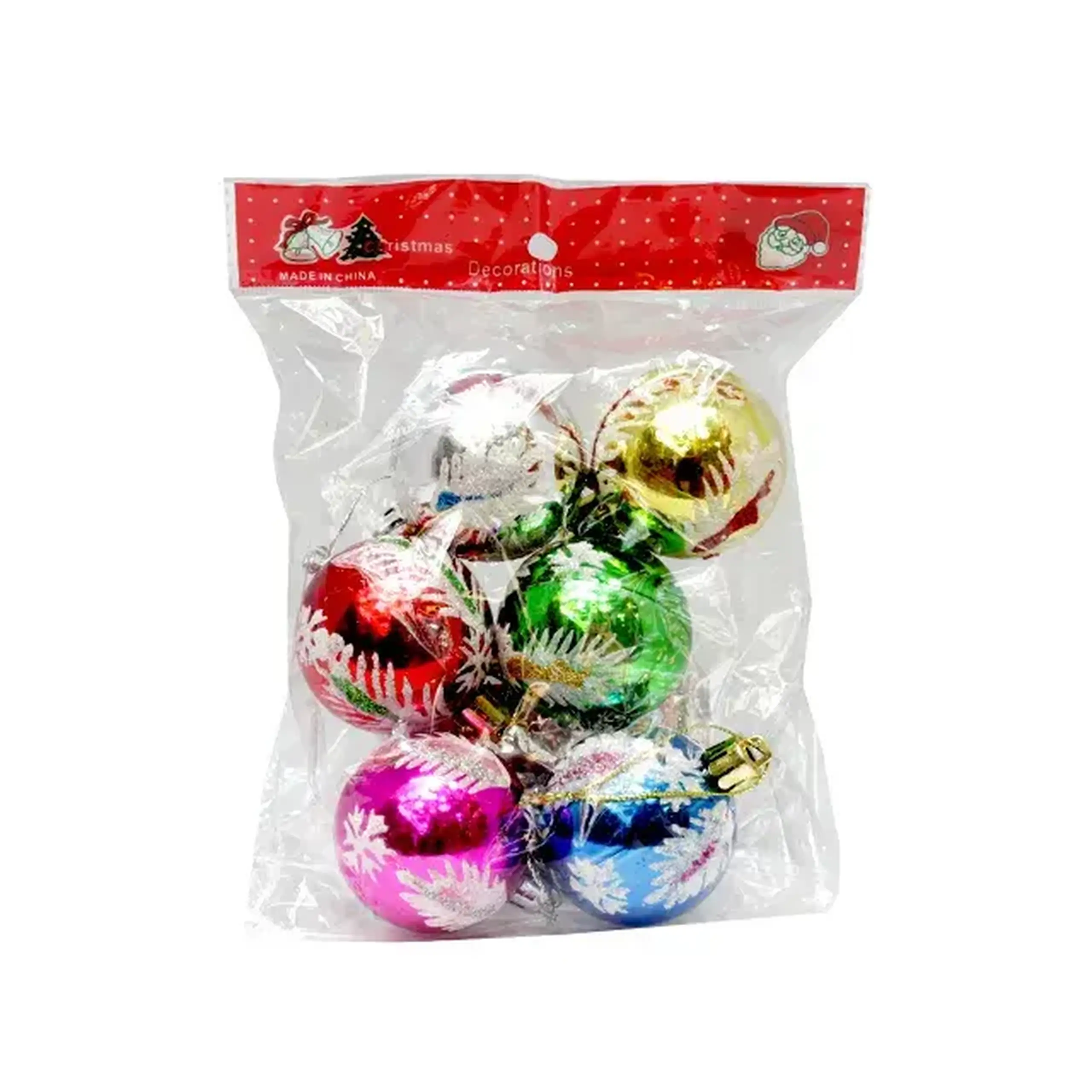 Glob pentru brad S030136 plastic 6 buc