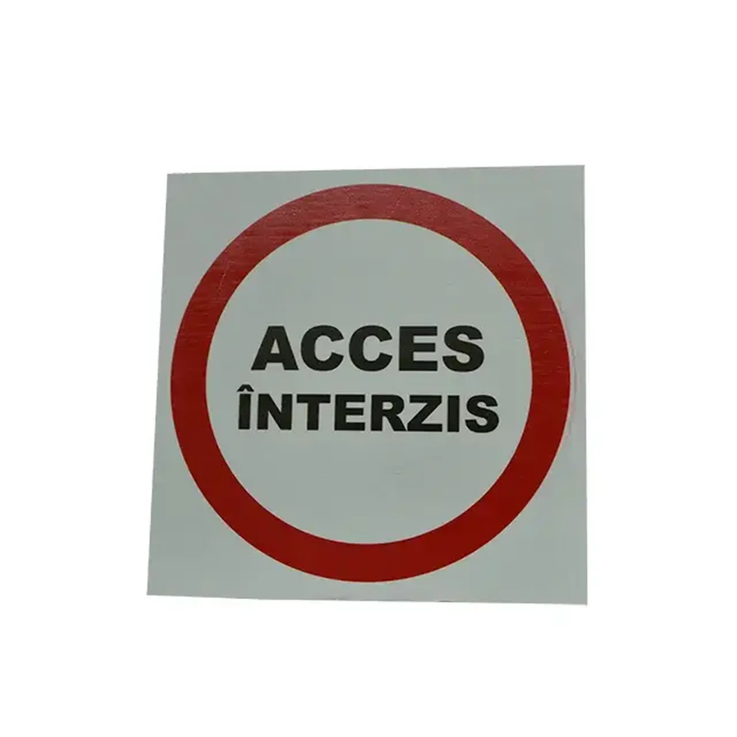 Indicator 150 x 150 mm negru/Roșu