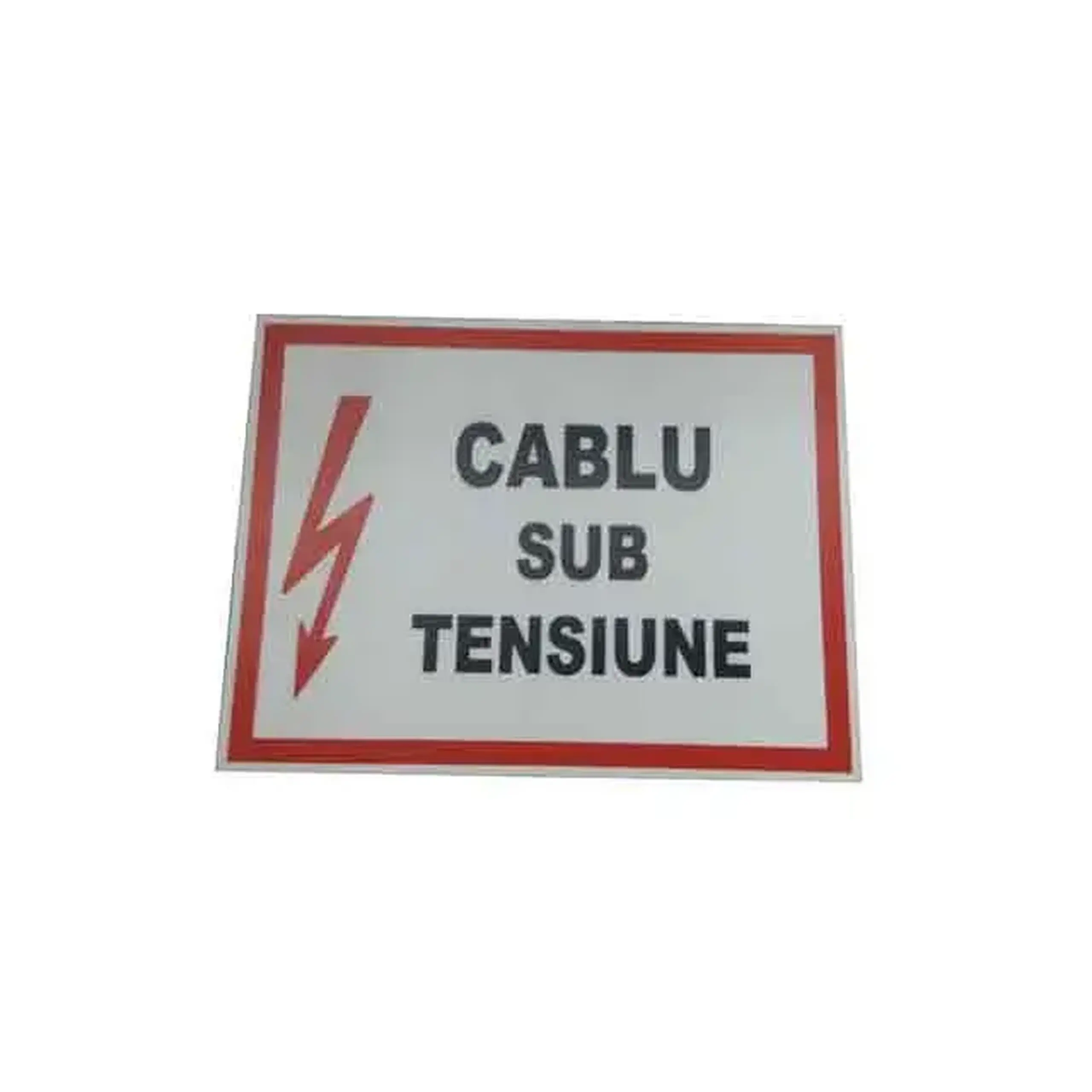 Indicator cablu sub tensiune 0.30 x 0.15 mm roşu/Alb/Negru