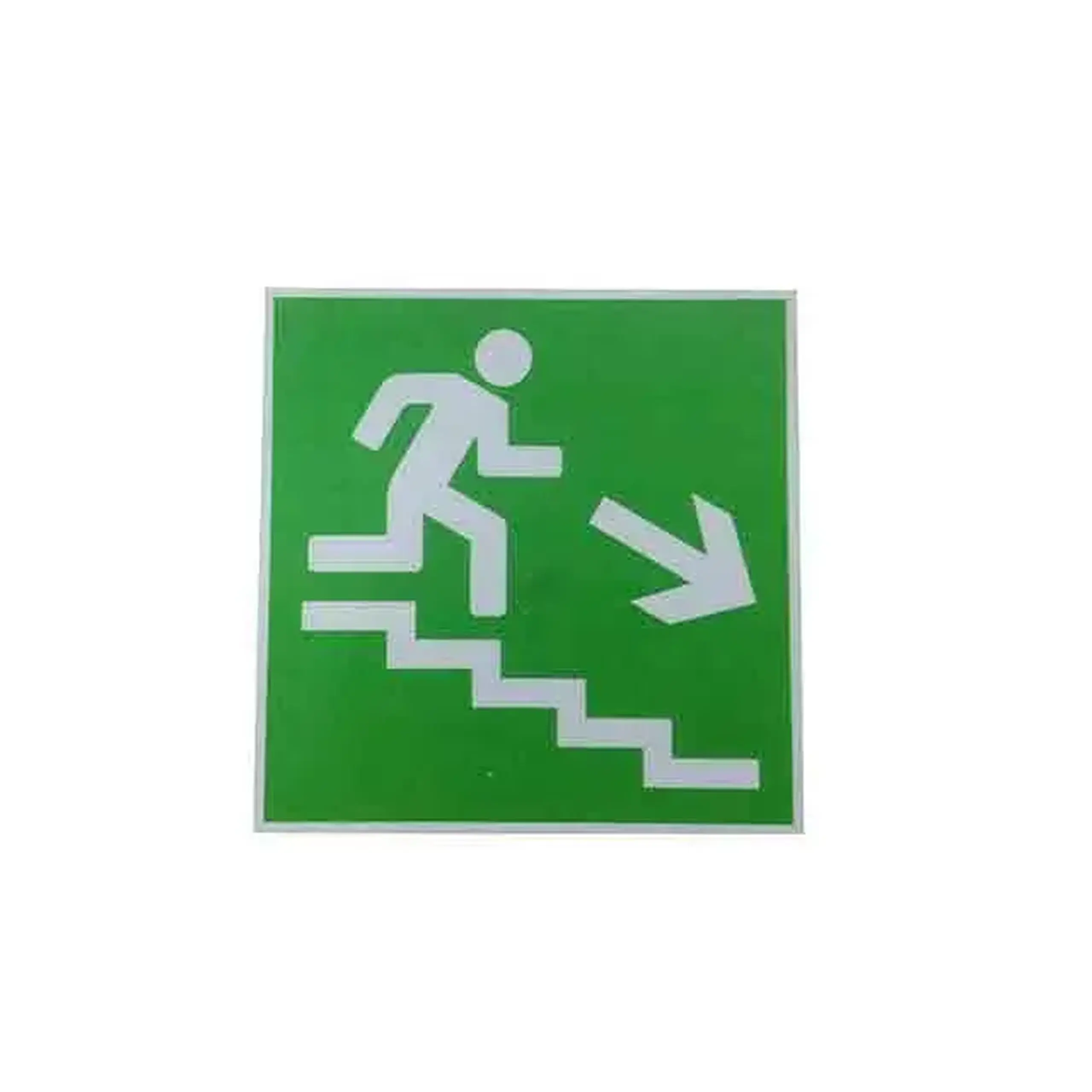 Indicator directie eşire la dreapta 150 x 150 mm verde