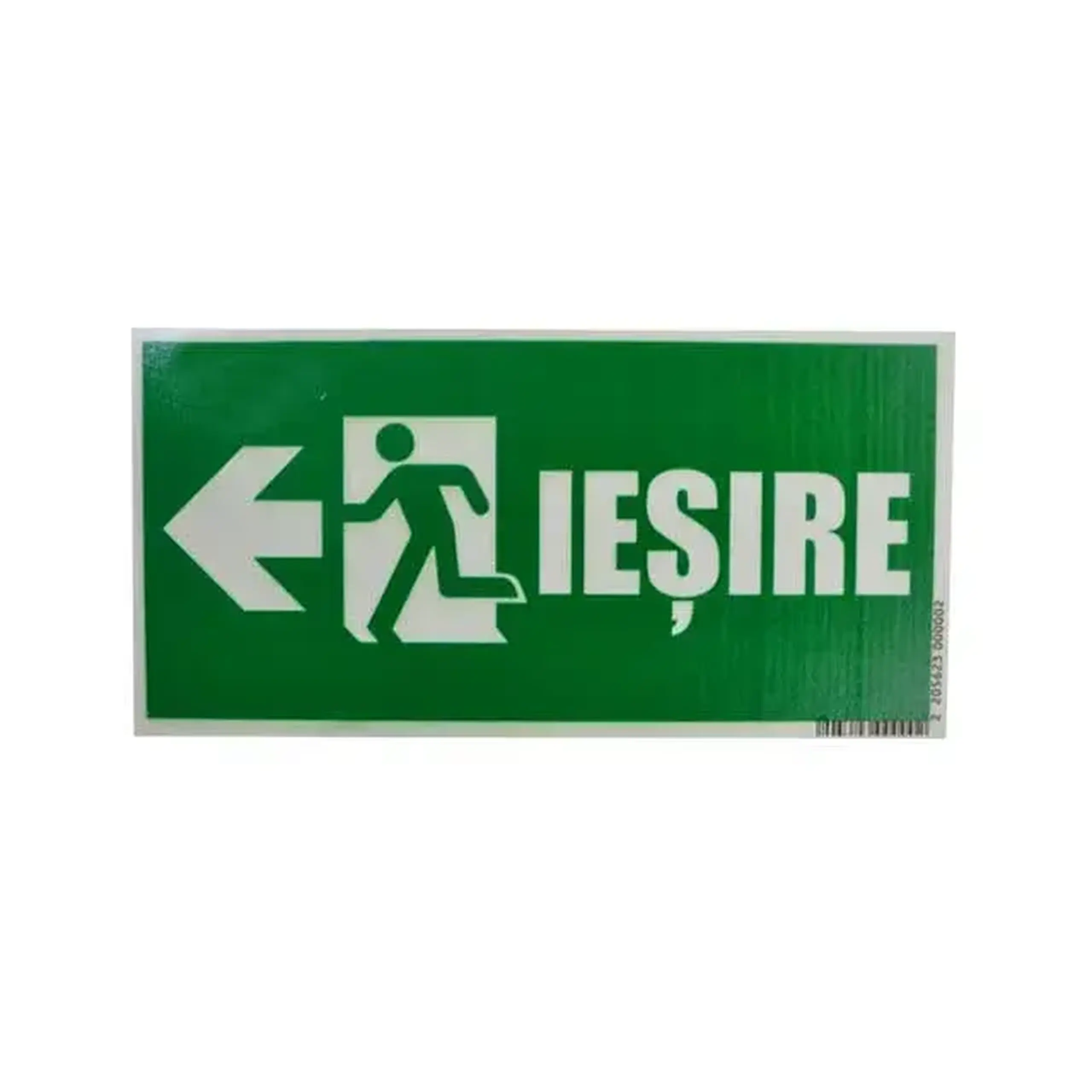 Indicator ieşire la stânga 120 x 240 mm verde