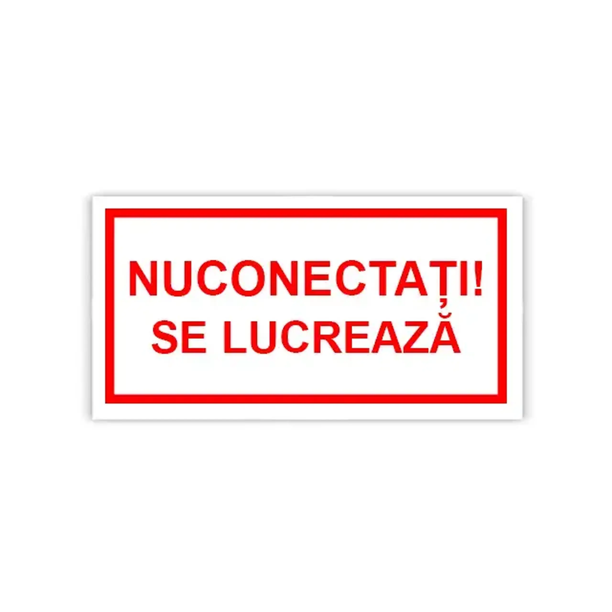Indicator 120 x 240 mm alb/Roșu