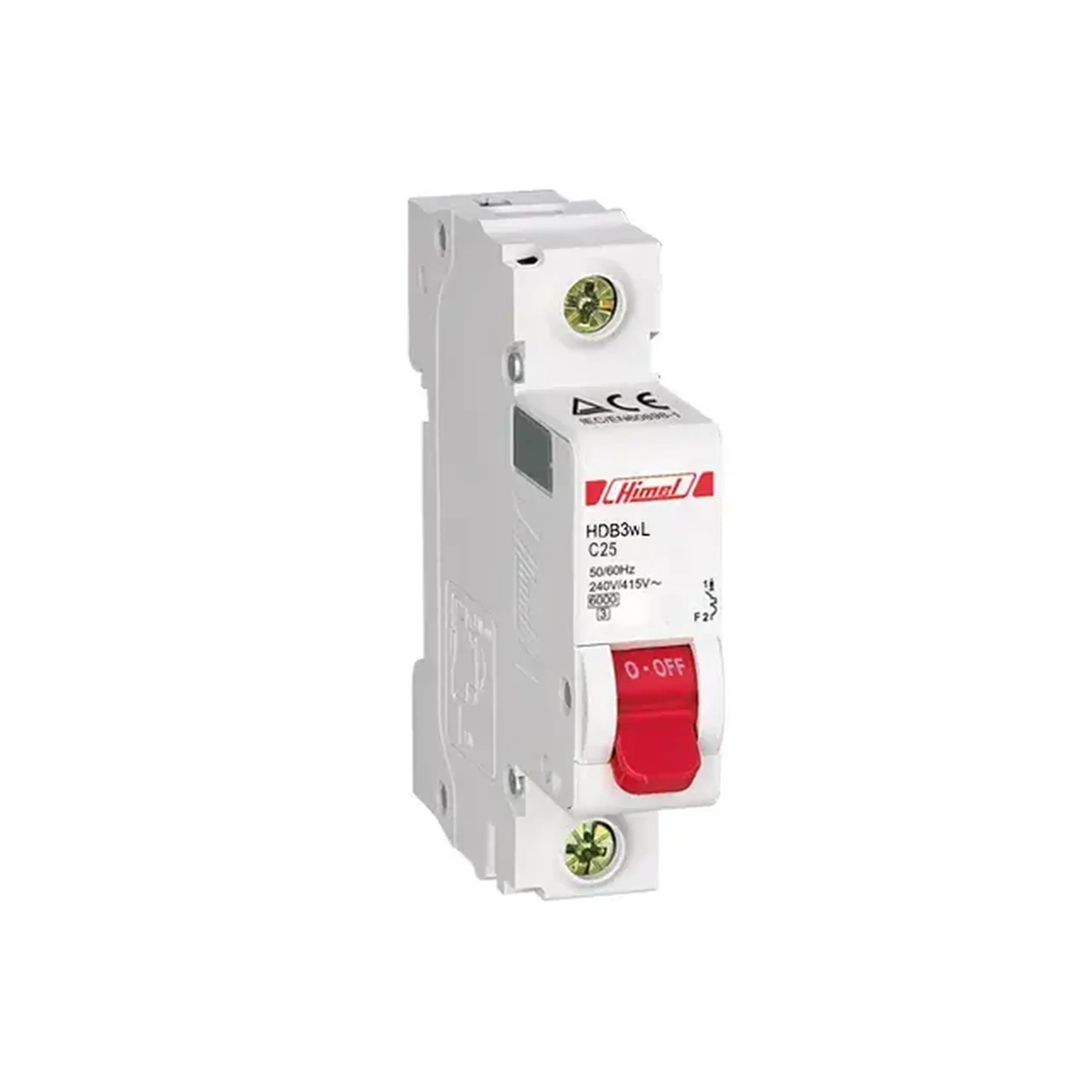 Întreruptor automat Himel HDB3WL 1P 1 A 240/415 V C - Curent (A) 25 A