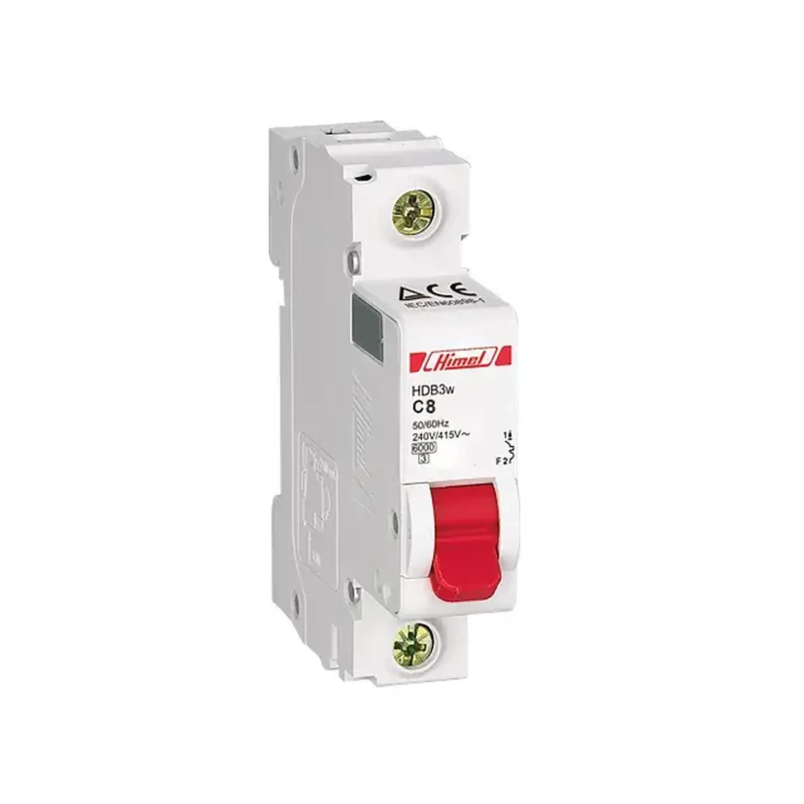 Întreruptor automat Himel HDB3W 2P 1 A 415 V C - 8 A (A) 1P