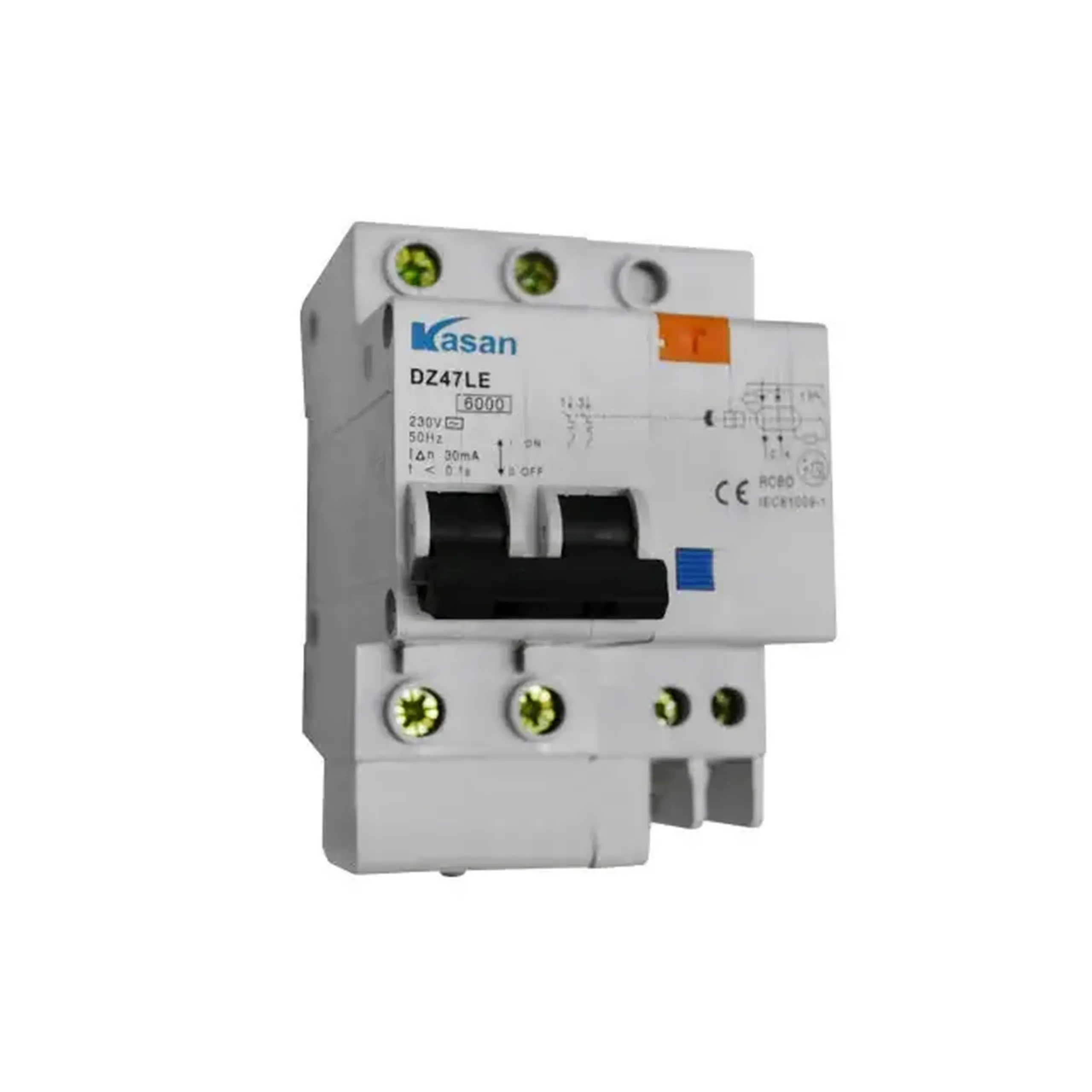 Întreruptor diferențial DZ47LE C 30 mA 32 A 2P 220 - 240 V KASAN