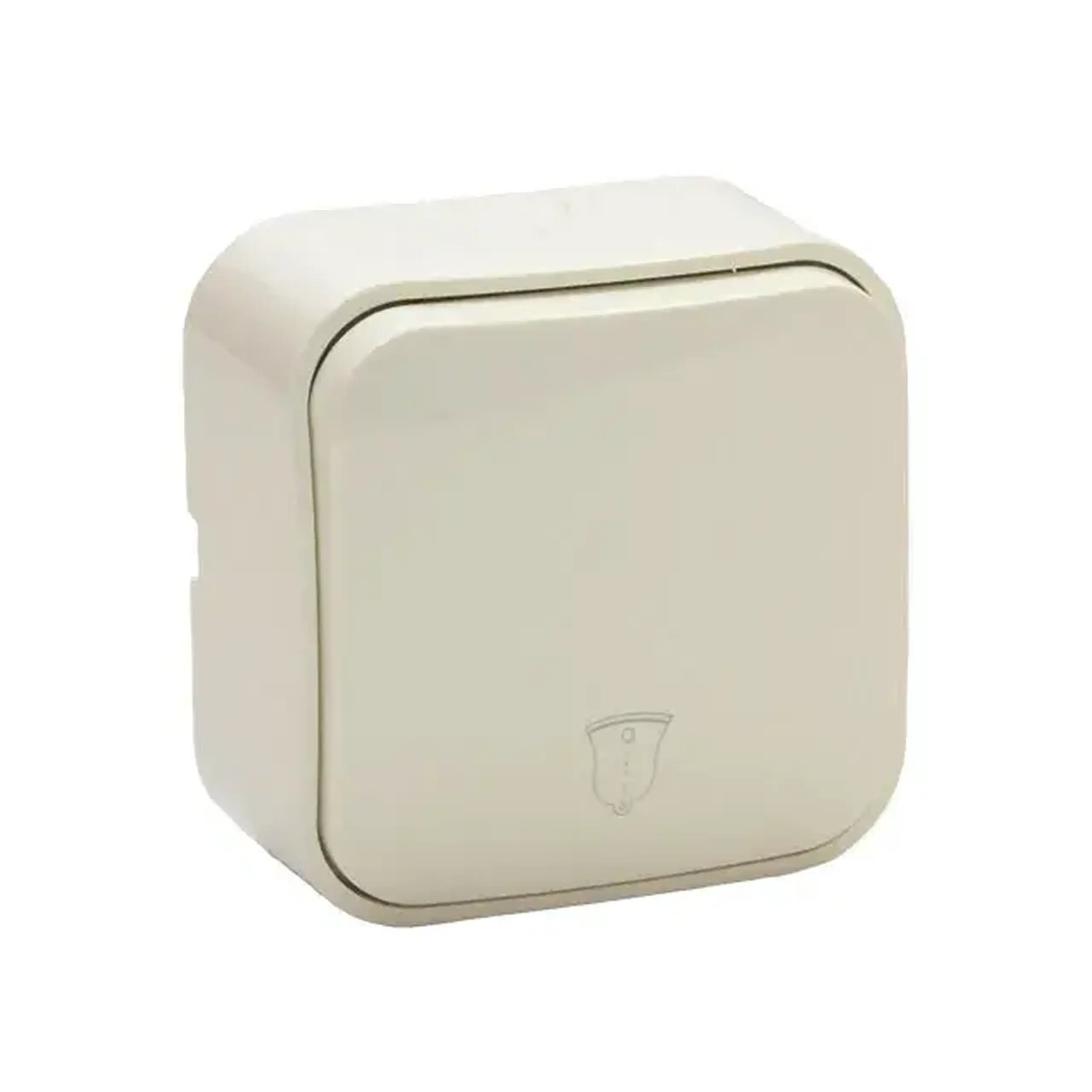 Întrerupător cu revenire 8002-00 10 A 230 V crem Elmos