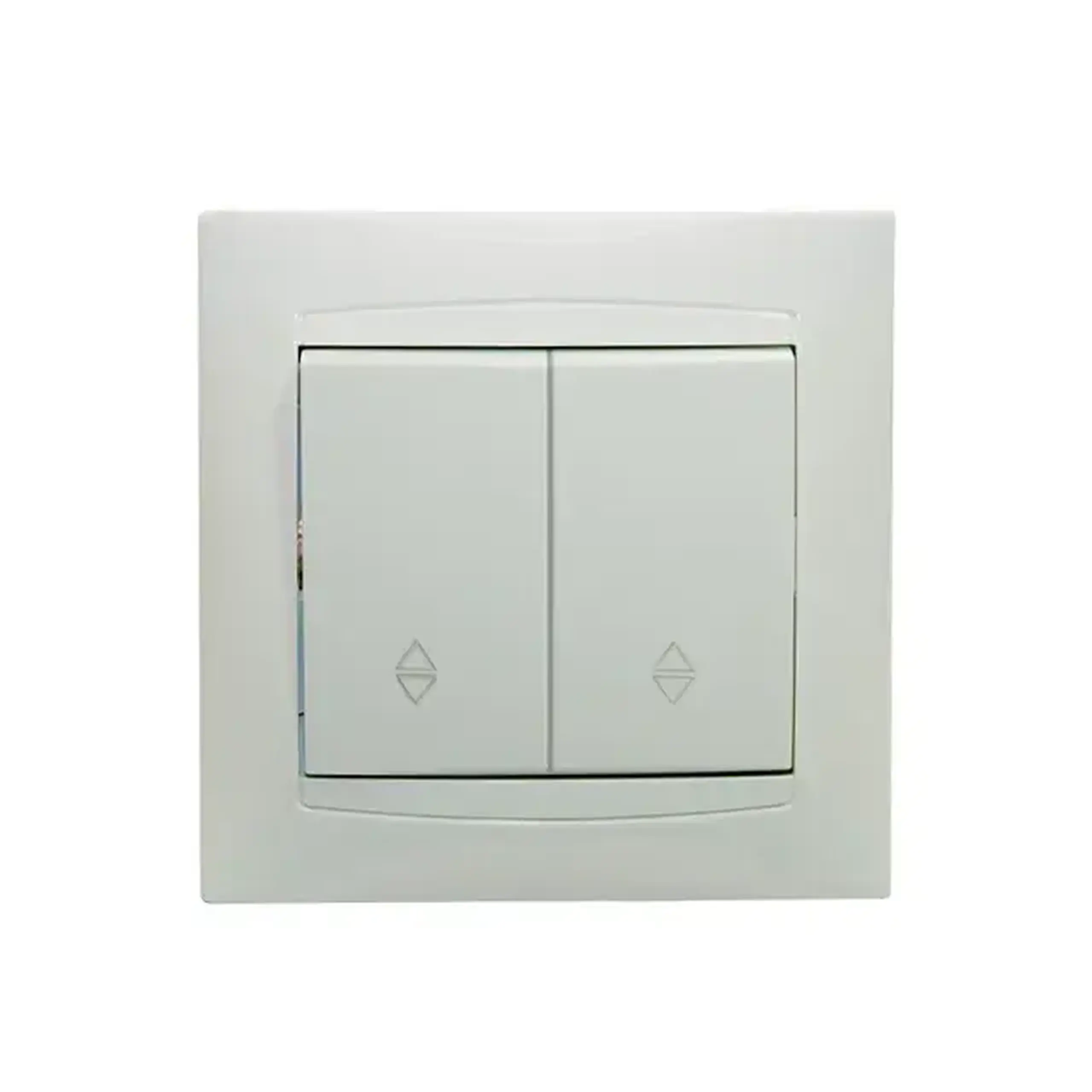 Întrerupător dublu cap scară 9206-32 JASMIN 10 A 230 V alb Elmos