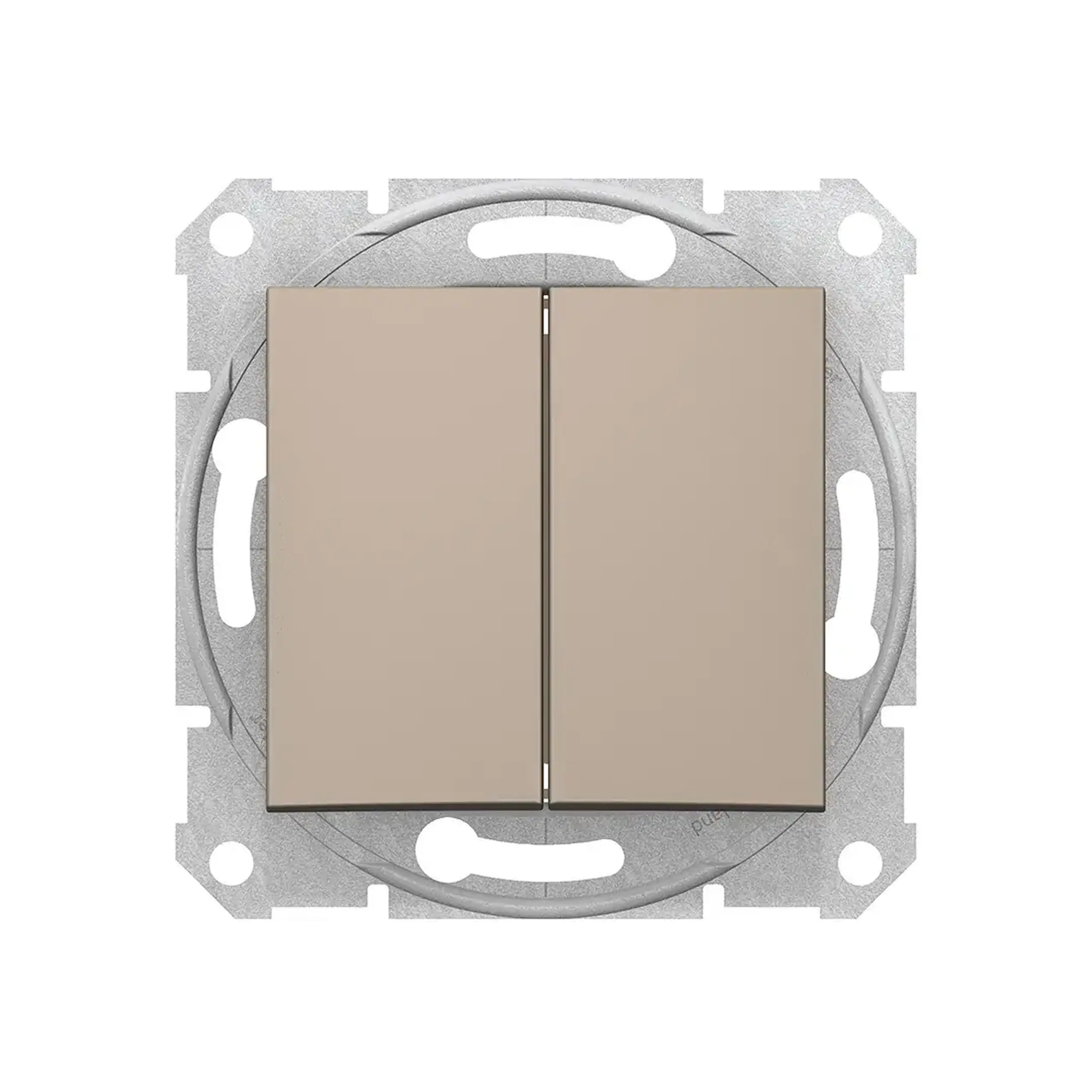 Întrerupător dublu cu revenire SDN1100168 SEDNA 10 A 250 V titan Schneider-Electric