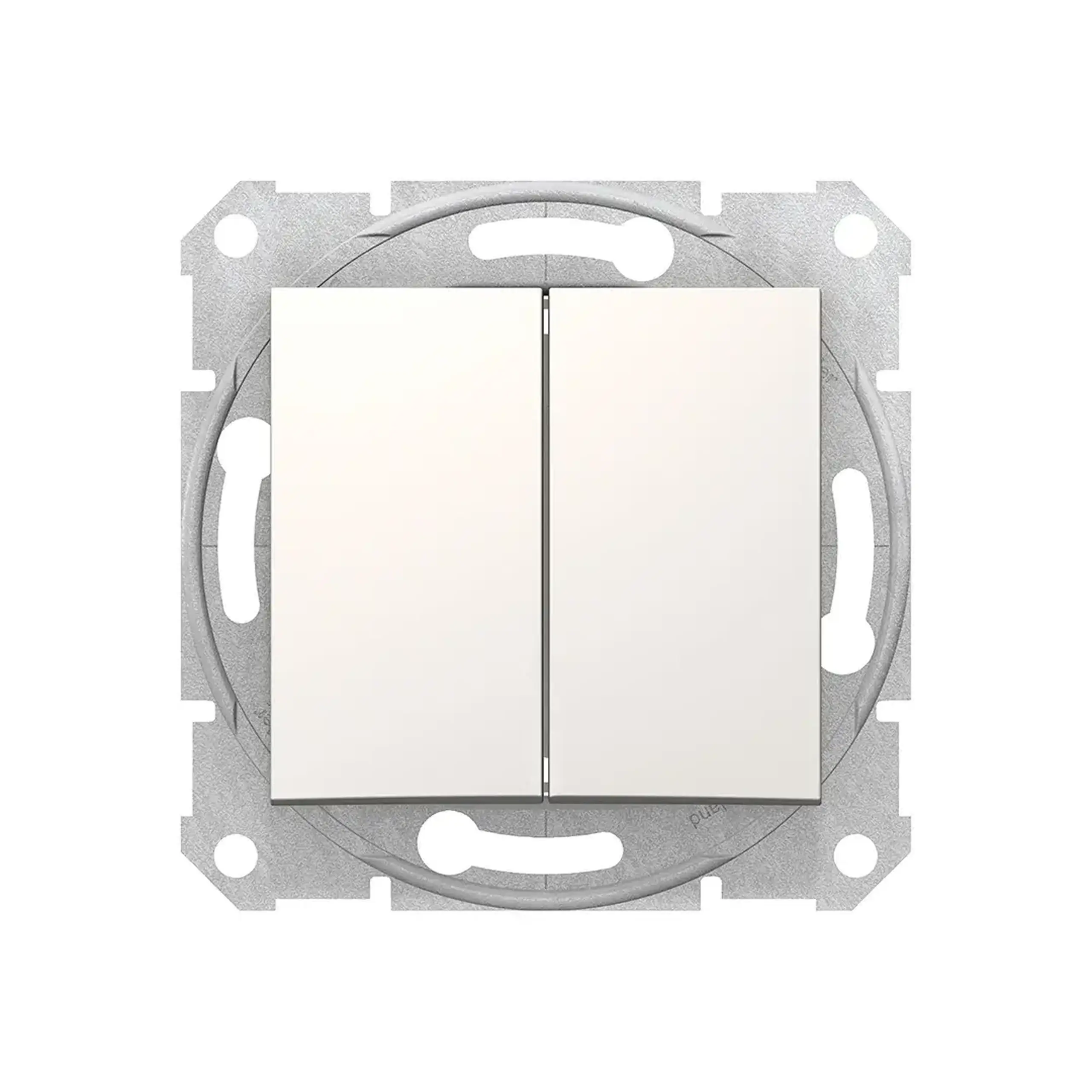Întrerupător dublu SEDNA 10 A 220 - 240 V crem Schneider-Electric