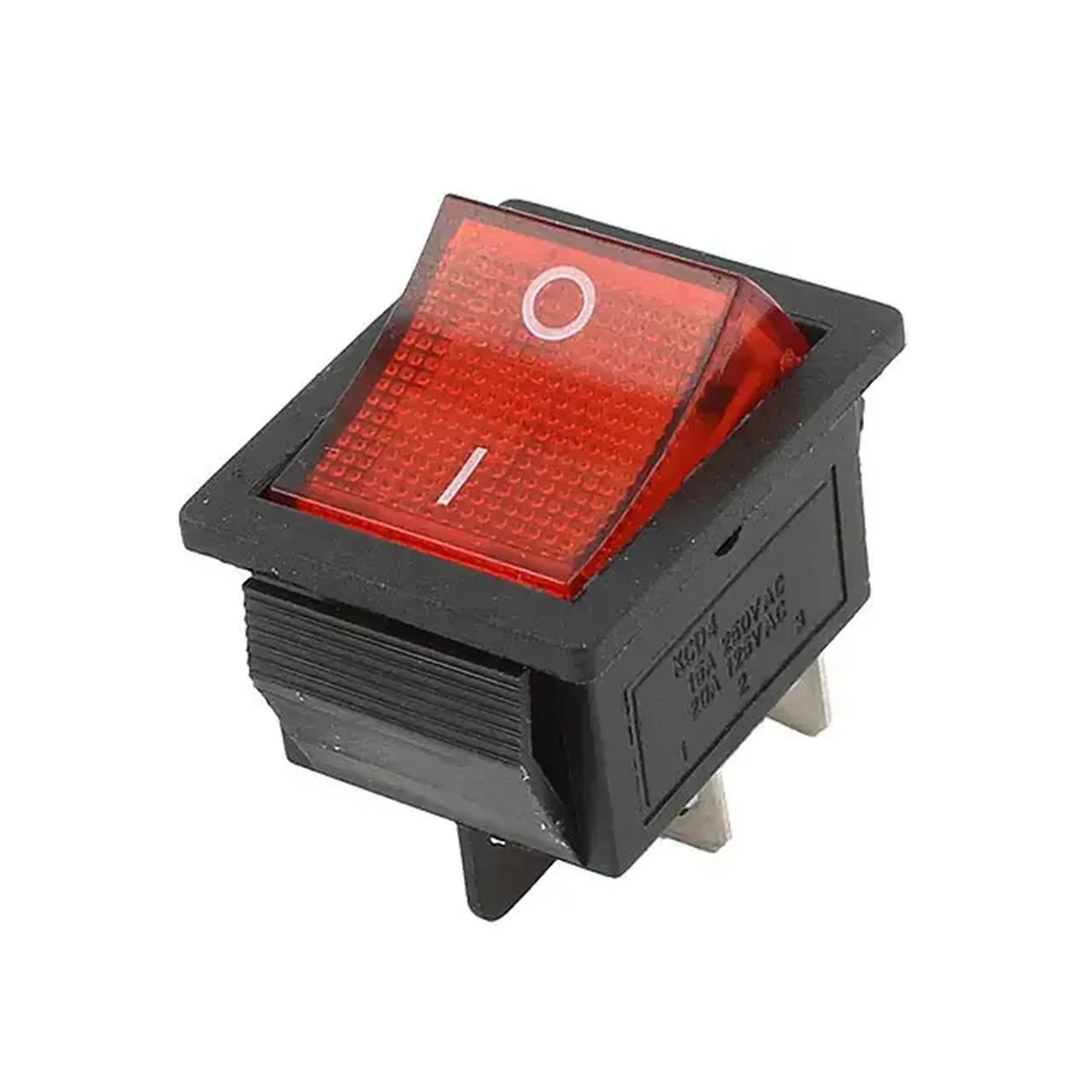 Întrerupător KASAN KCD2 2P 250 V 15 A IP20 roșu