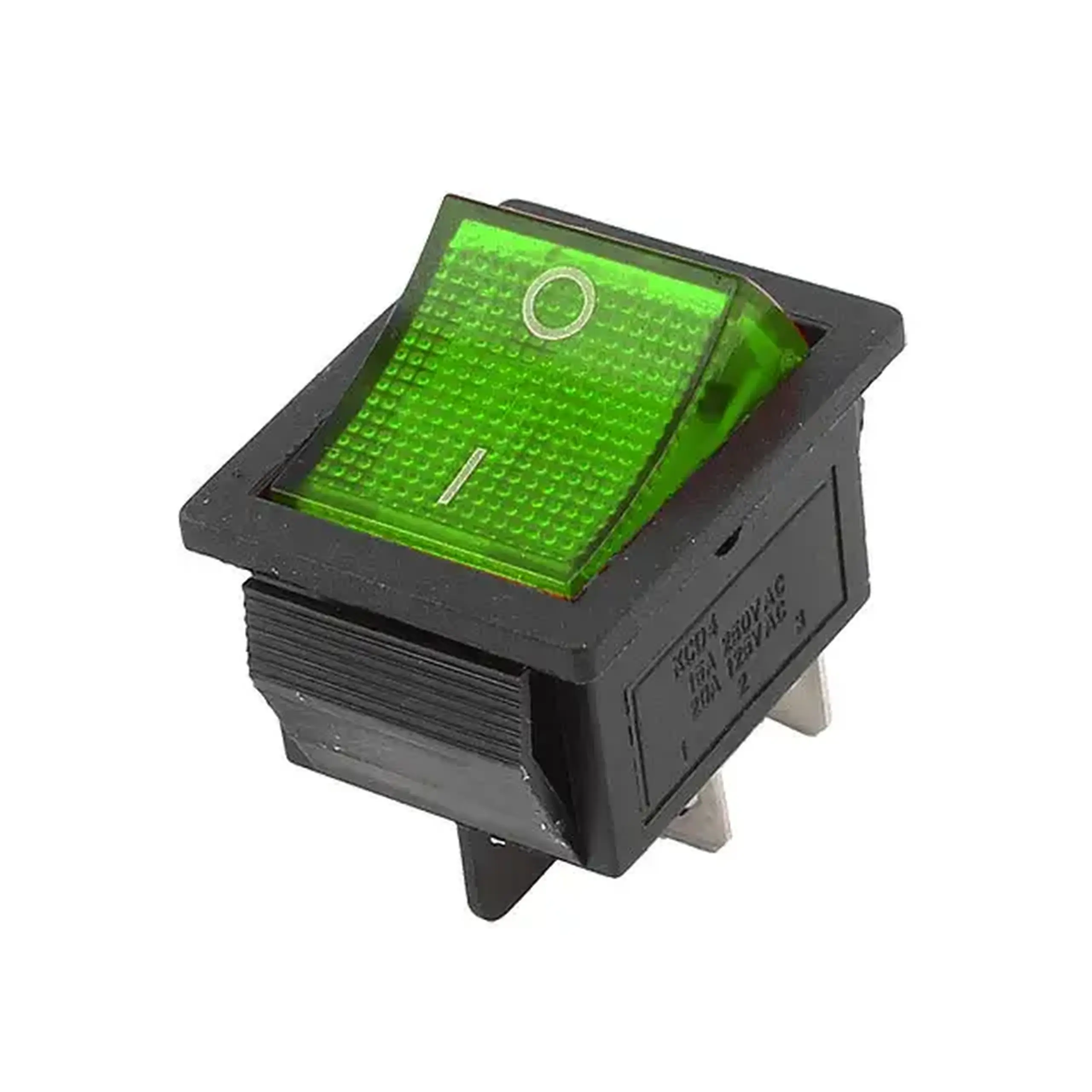 Întrerupător KASAN KCD2 2P 250 V 15 A IP20 verde