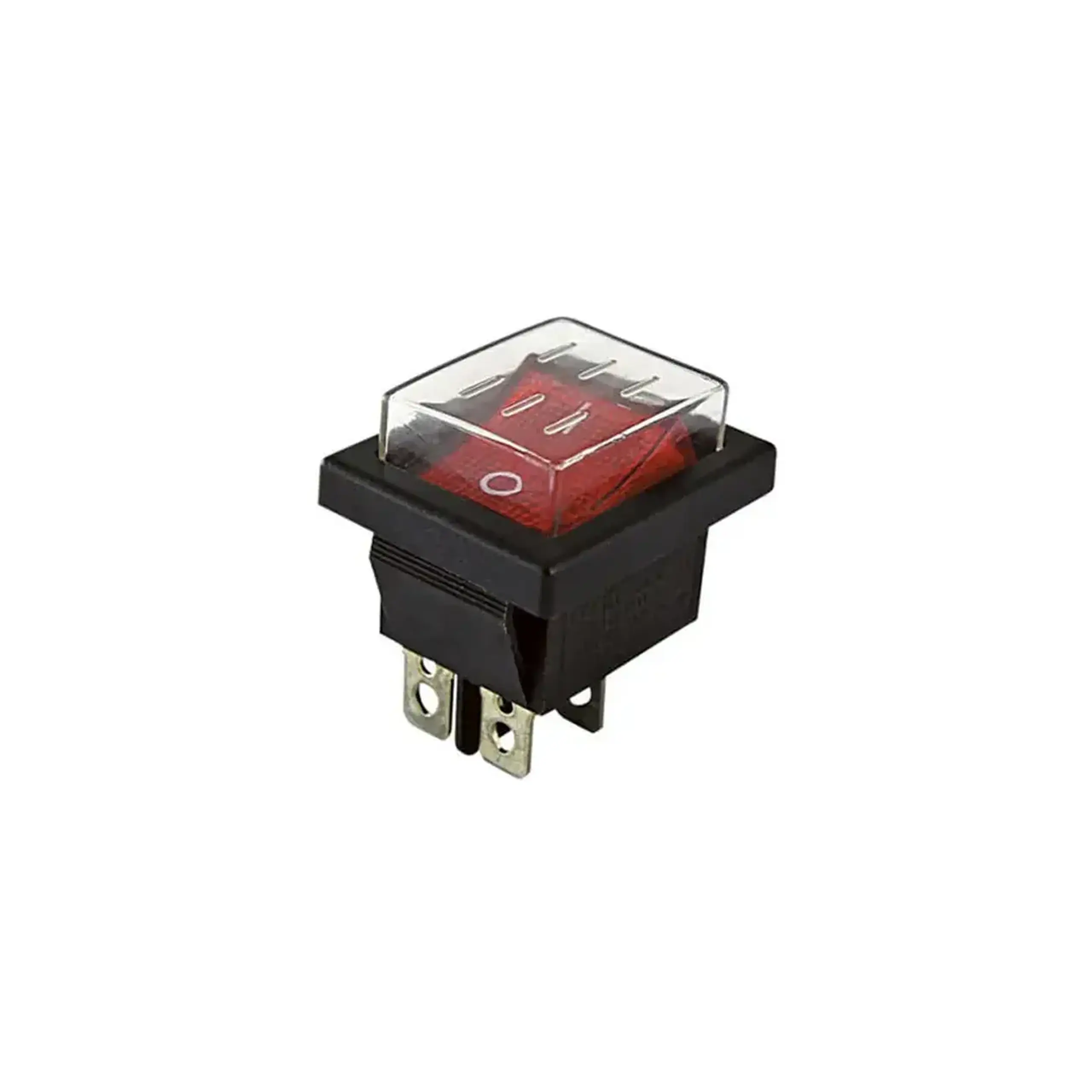 Întrerupător mini KASAN YL208-01 1P 250 V 15 A IP65 roșu/Negru