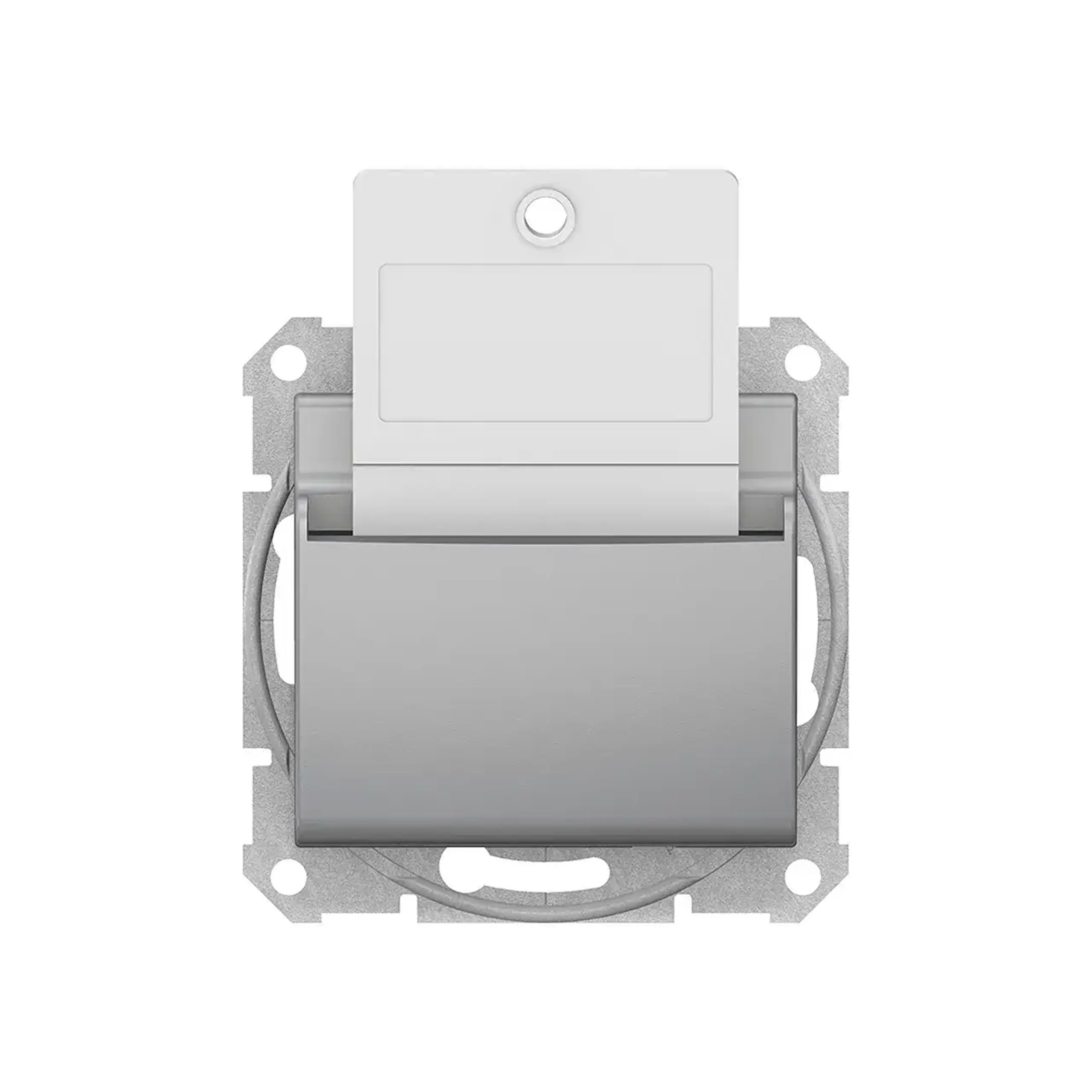 Întrerupător cu card SEDNA 10 A 250 V aluminiu Schneider-Electric