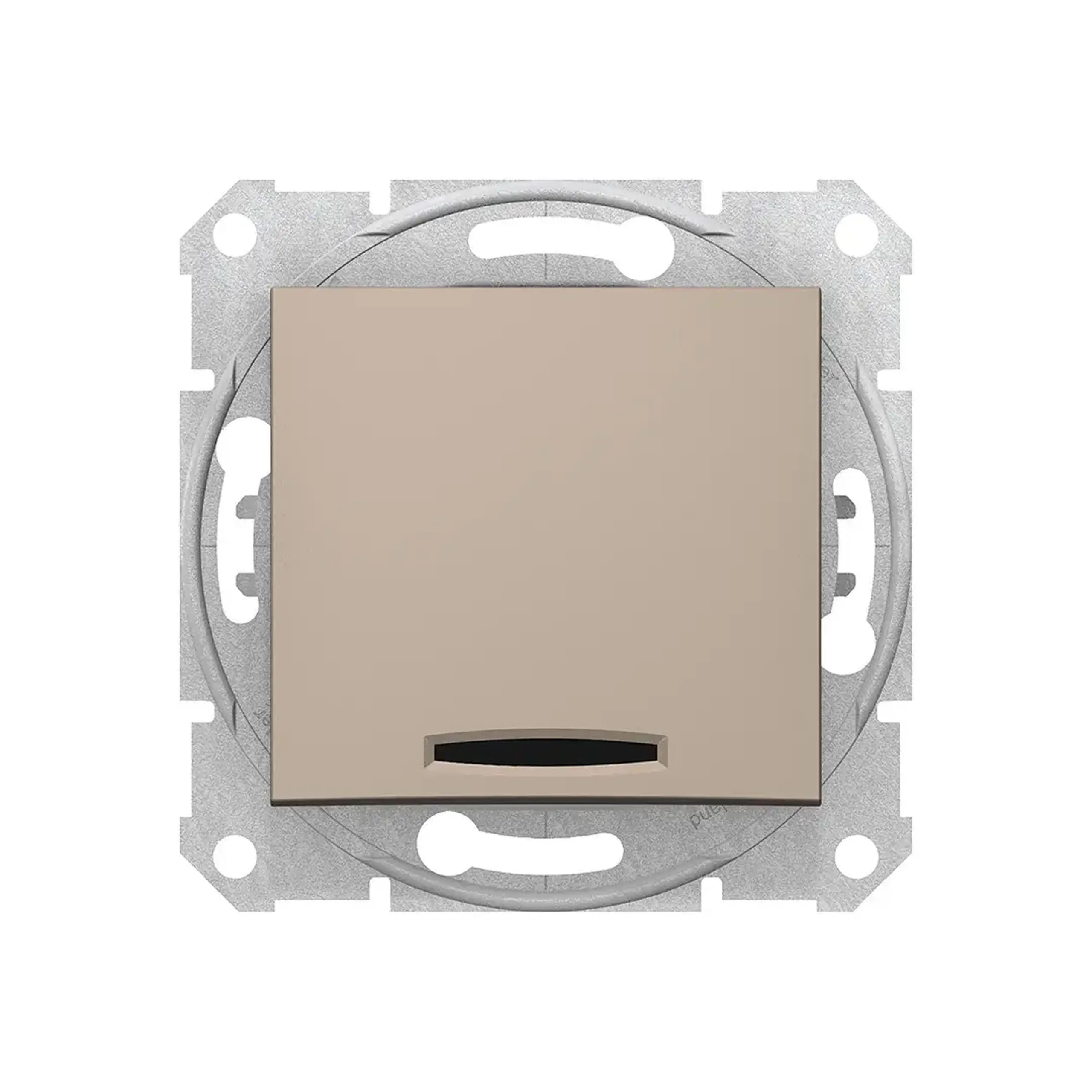 Întrerupător unitar cu indicator SDN1400168 SEDNA 10 A 250 V titan Schneider-Electric