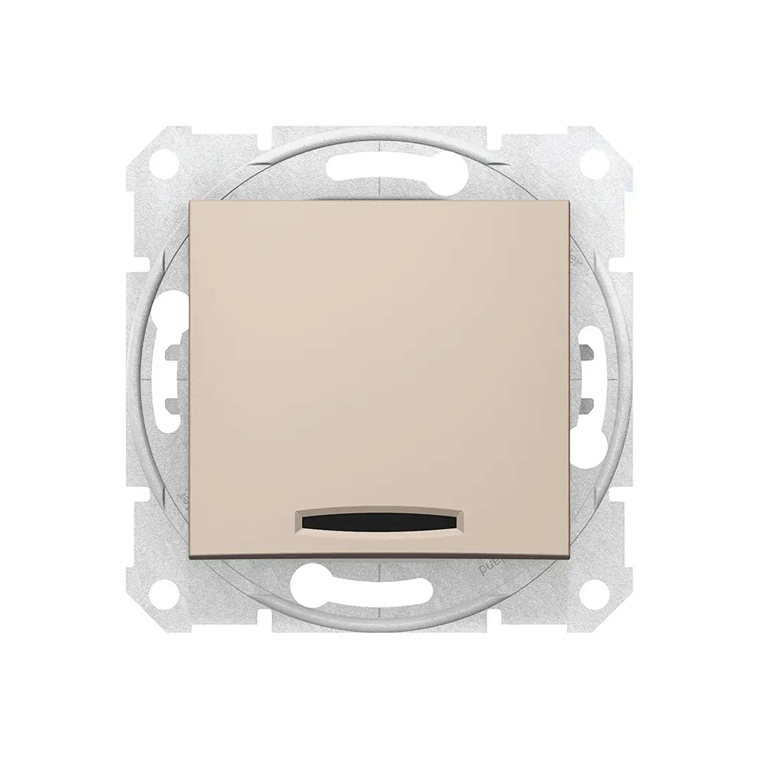 Întrerupător unitar cruce SEDNA 10 A 250 V titan Schneider-Electric - Tip cu indicator