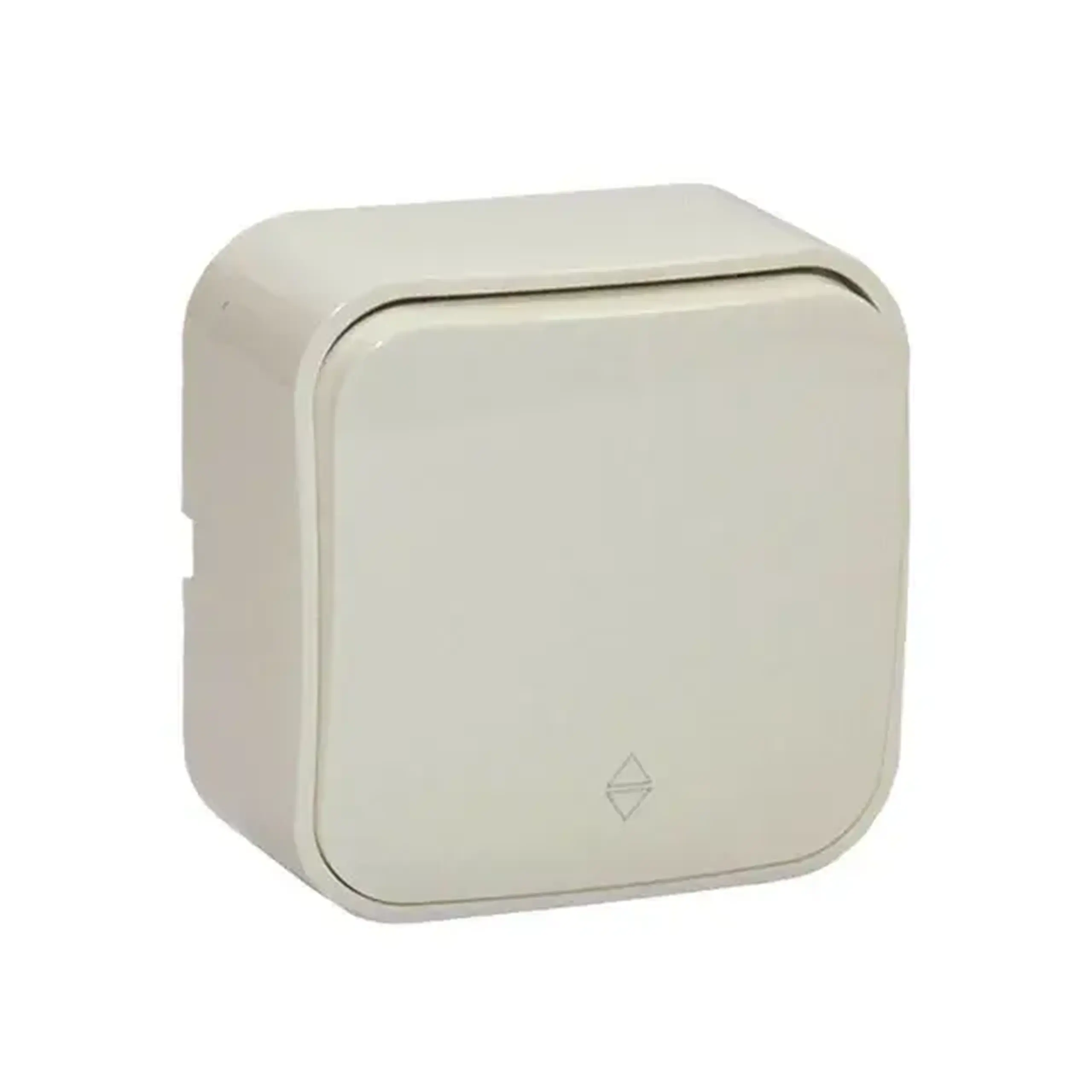 Întrerupător unitar cap-scară 10 A 230 V crem Elmos