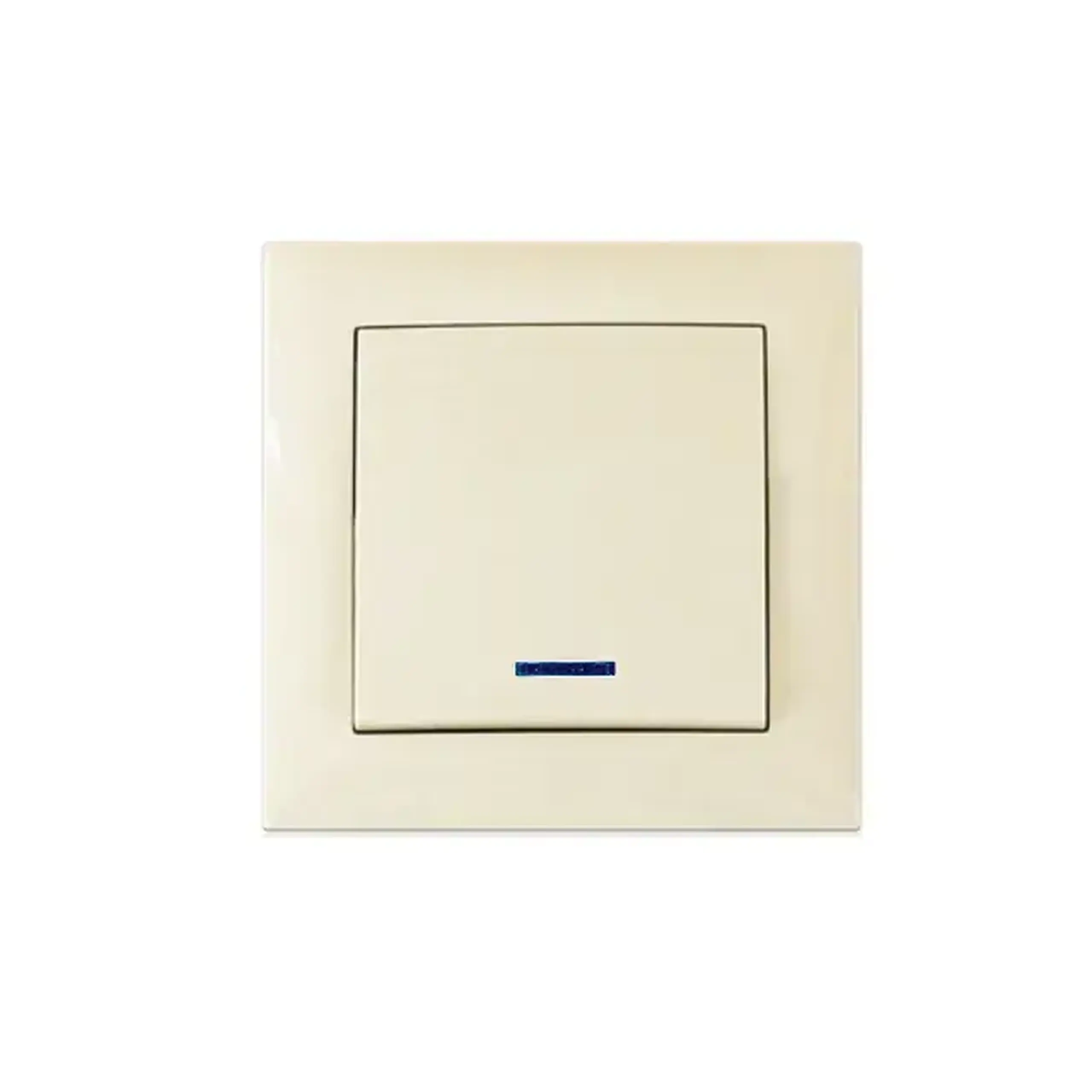 Întrerupător unitar cu indicator rosa 10 A 220 - 240 V crem Elmos - Culoare Crem