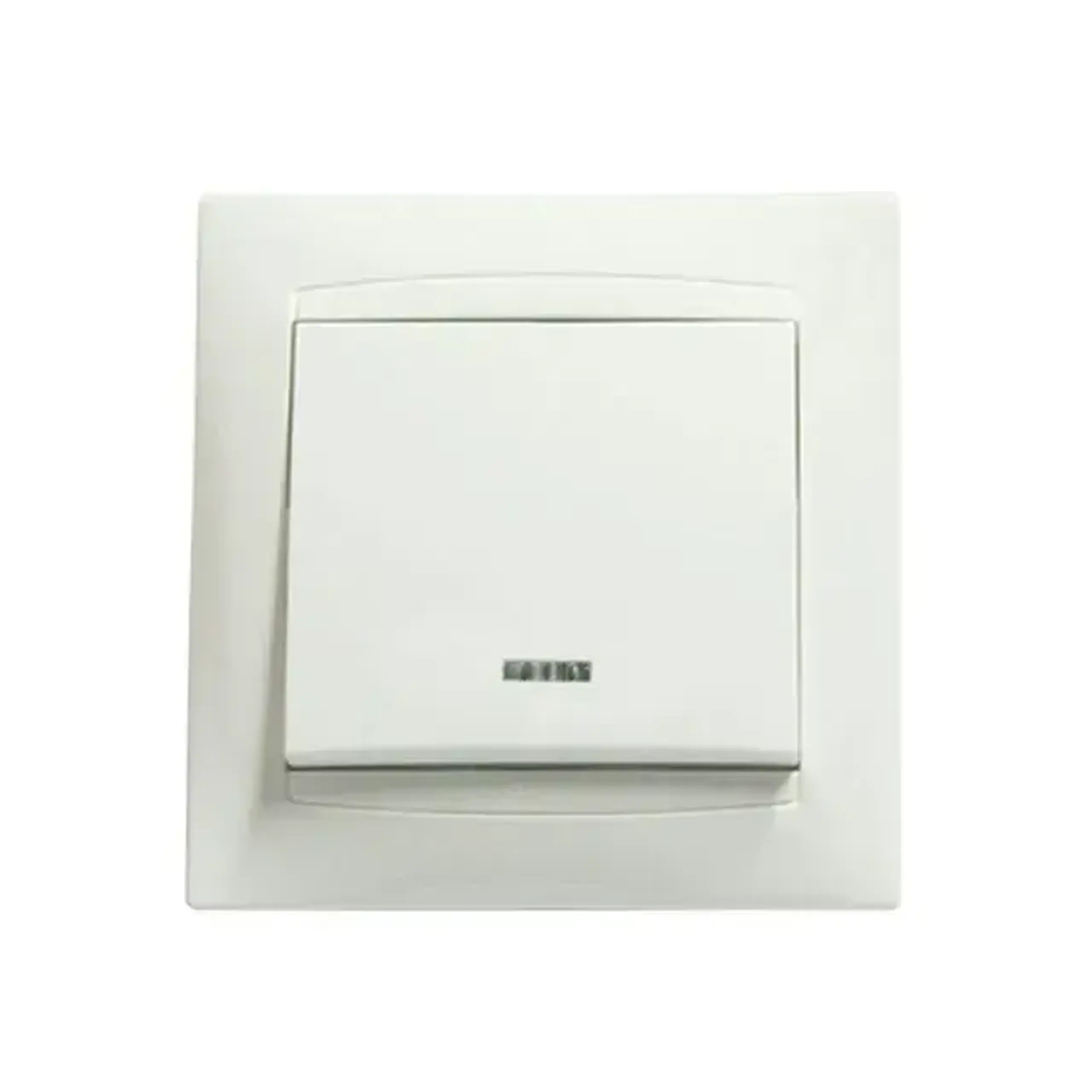 Întrerupător unitar cu indicator JASMIN 10 A 230 V alb Elmos