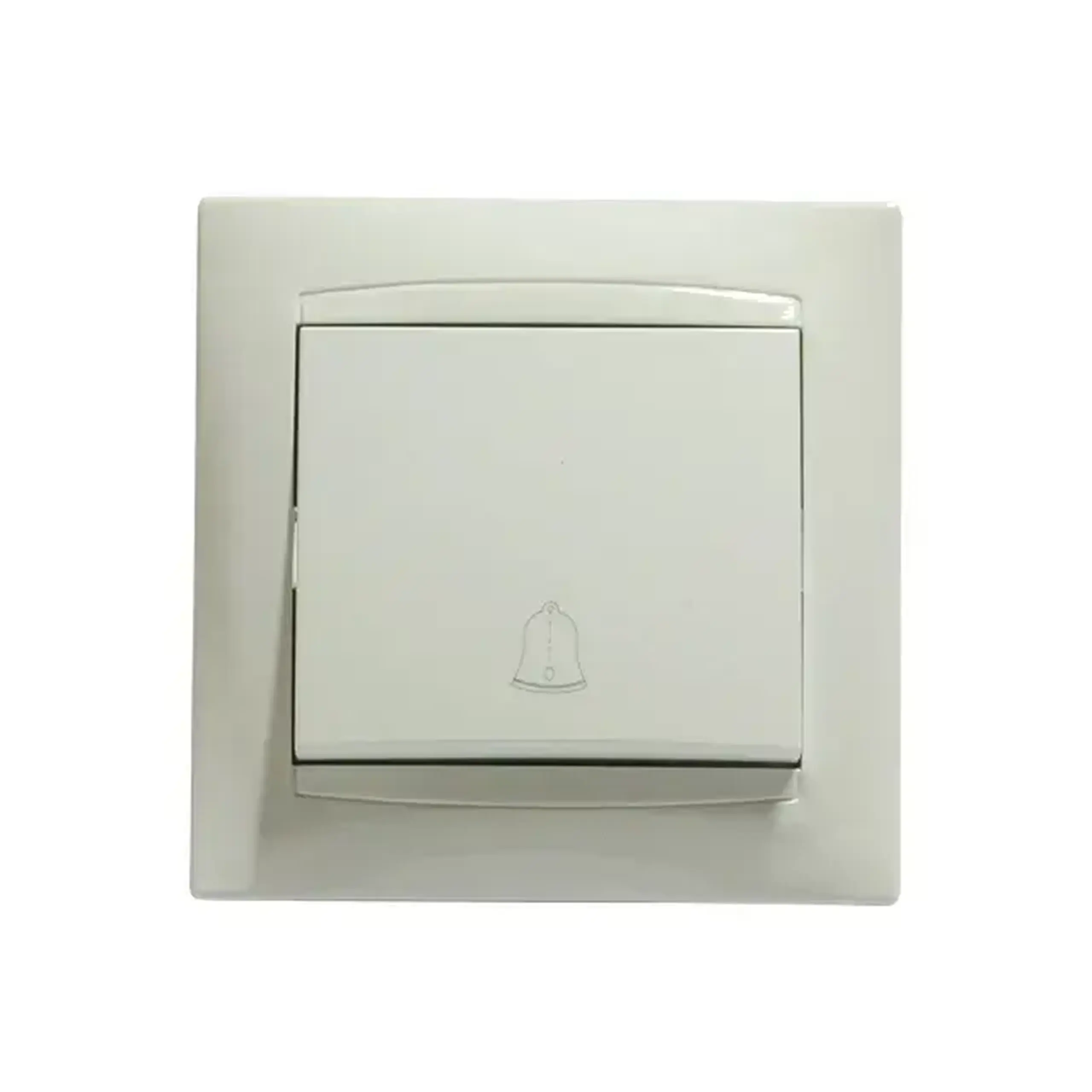 Întrerupător unitar cu revenire JASMIN 10 A 230 V alb Elmos