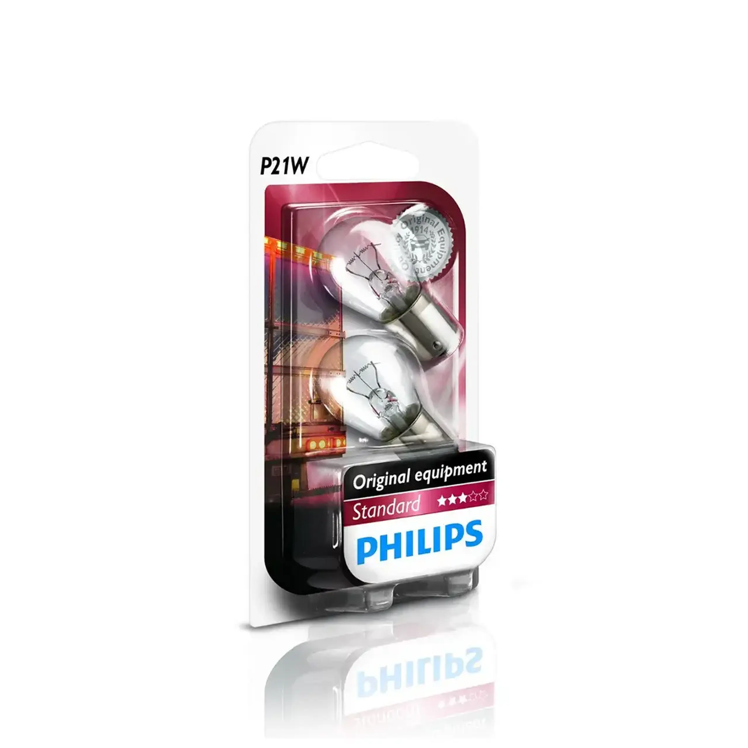 Bec auto P21W 13498B2 21 W BA15s 475 lm 3200 K 24 V Philips