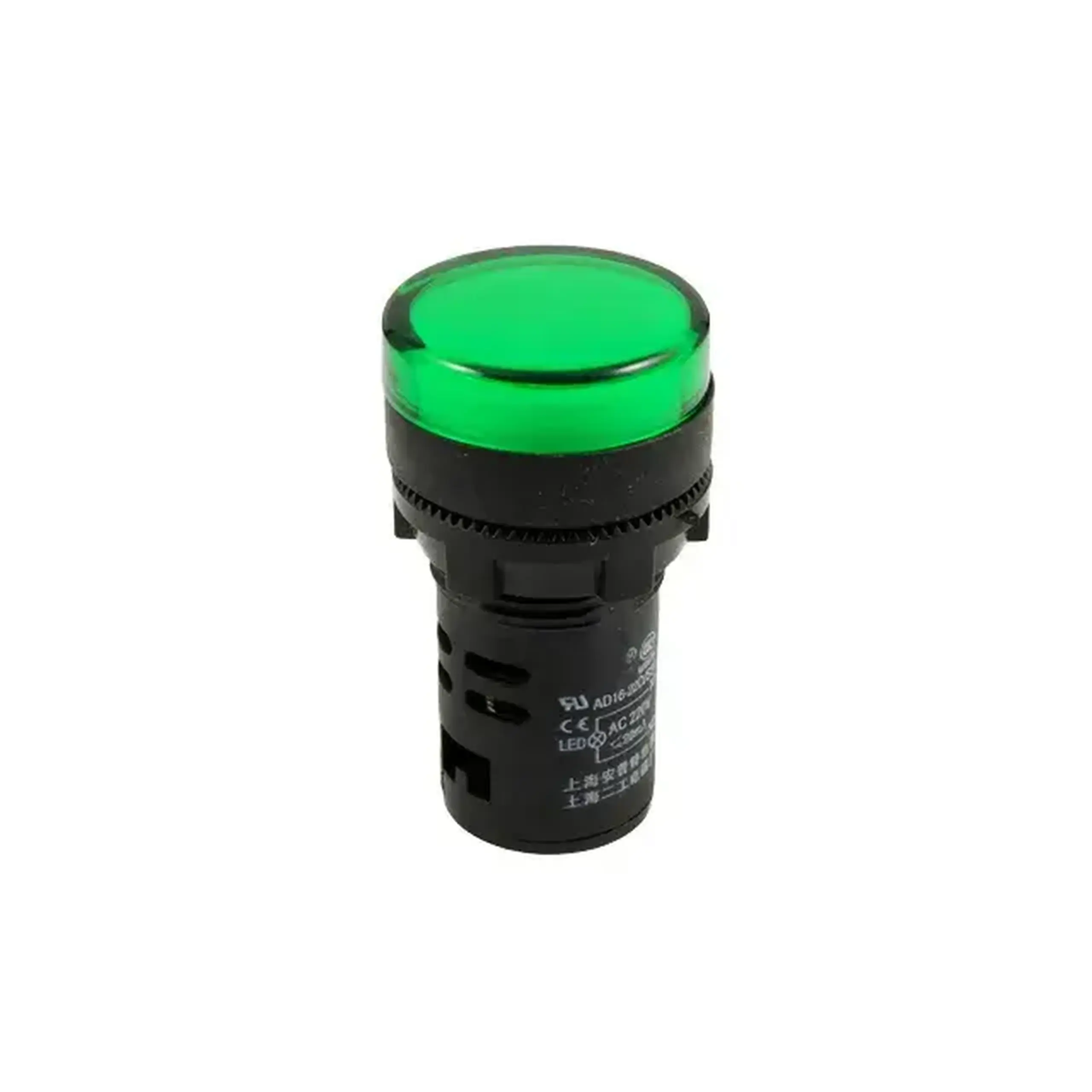Lampă de semnalizare AD22-22DS 1P 220 V AC 15 A IP40 Verde KASAN